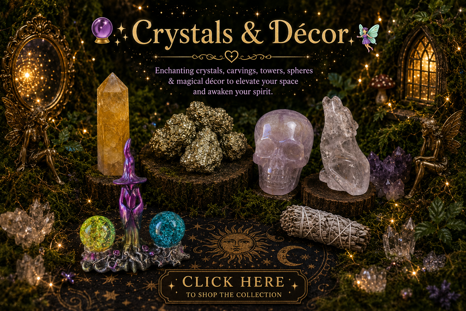 🔮✨ Crystals & Décor ✨🧚‍♀️