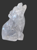Clear Quartz Guardian Wolf 🌙🐺✨