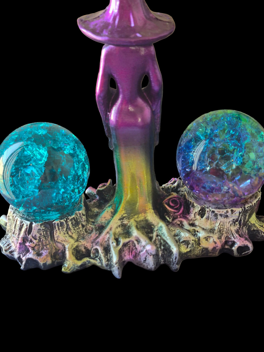 Mystic Witch Guardian Aura Orb Display