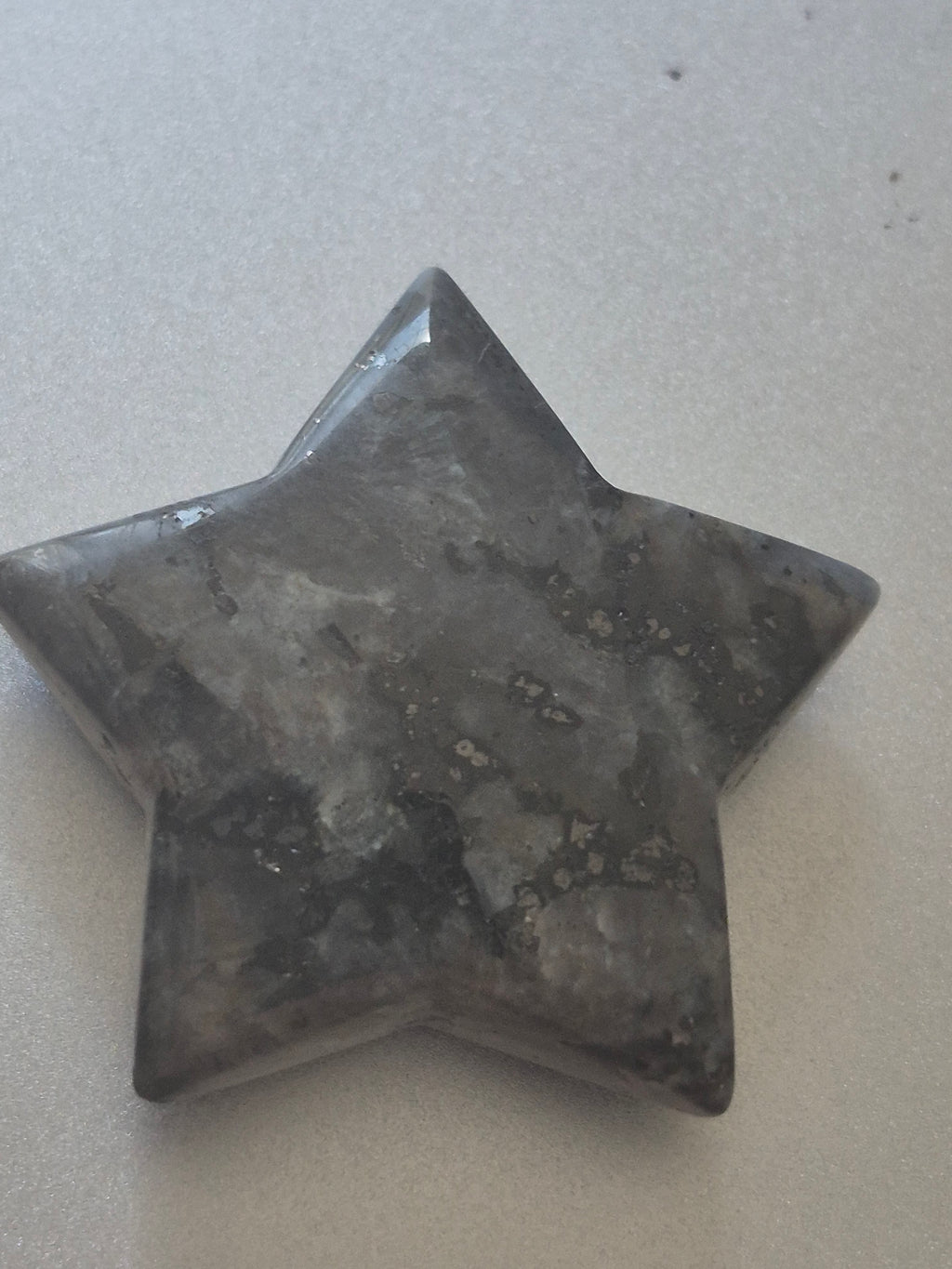 Larvikite Crystal Carved Star