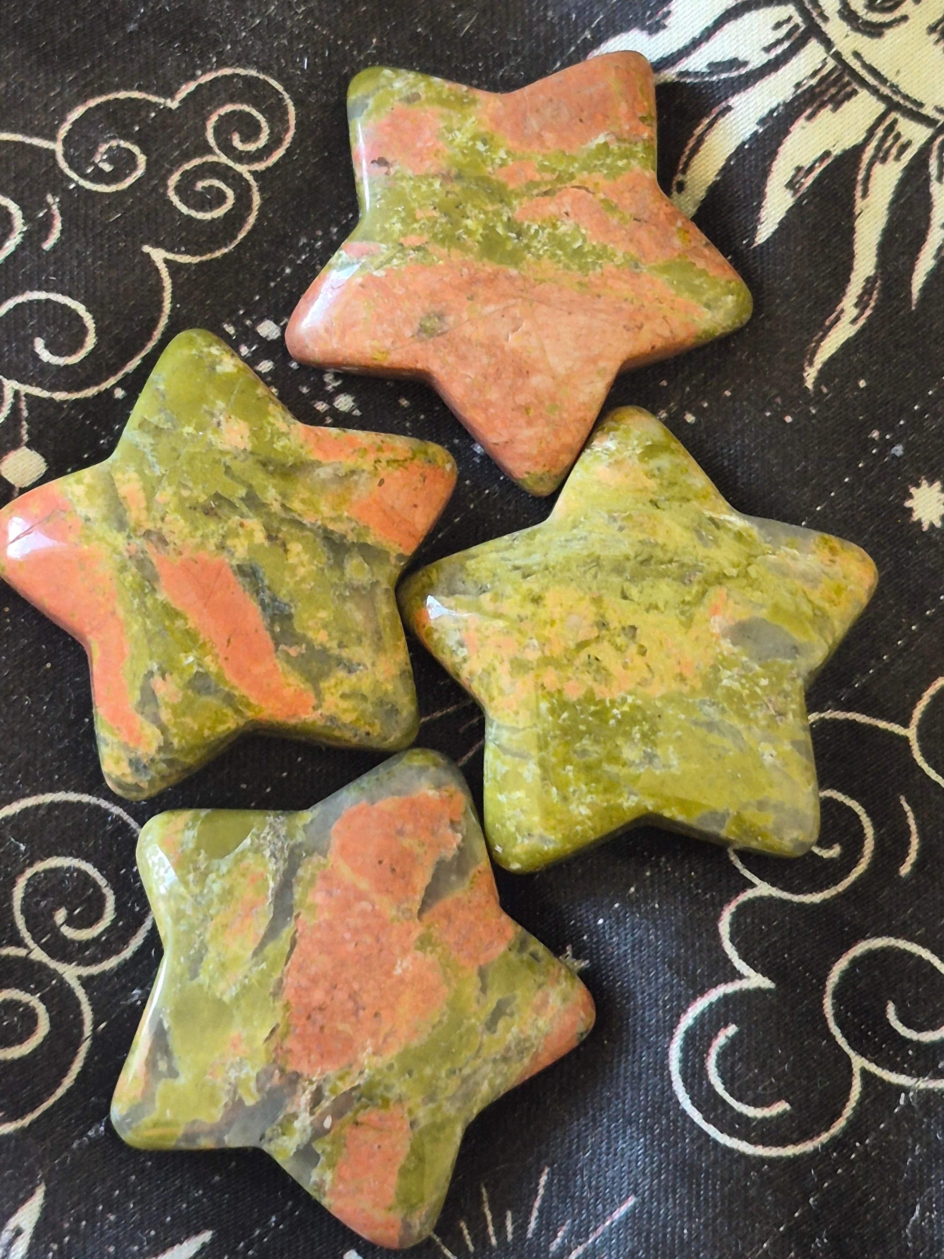 Unakite Jasper Crystal Star