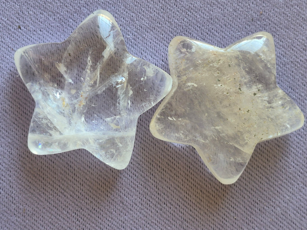 Natural Clear Quartz Crystal Star