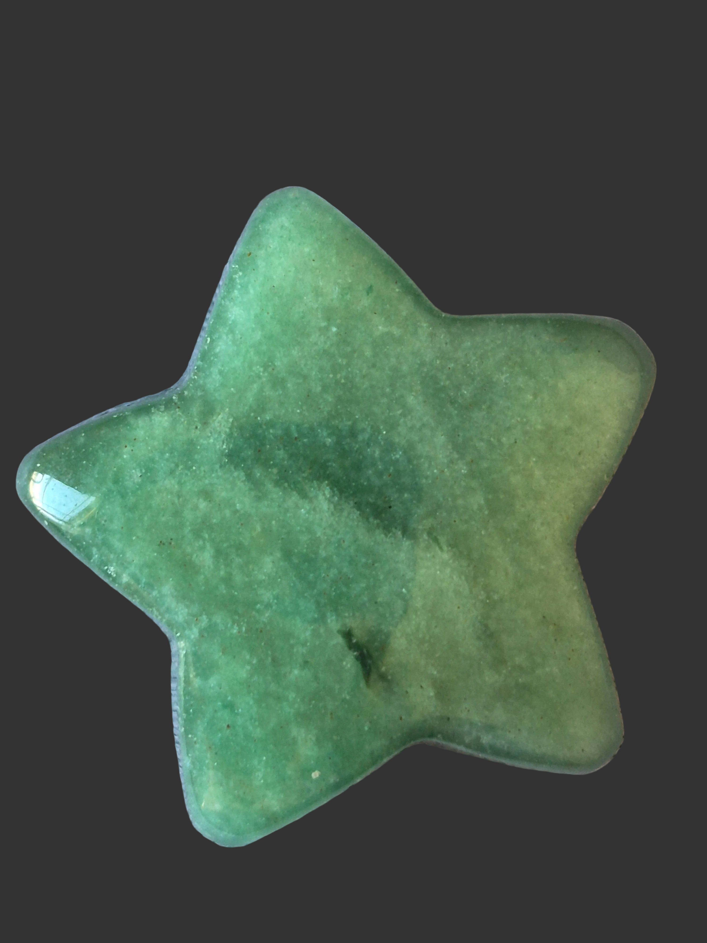 Green Aventurine Crystal Star