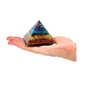 🌈 Fairy Chakra Energy Pyramid – 7 Chakra Orgonite ✨