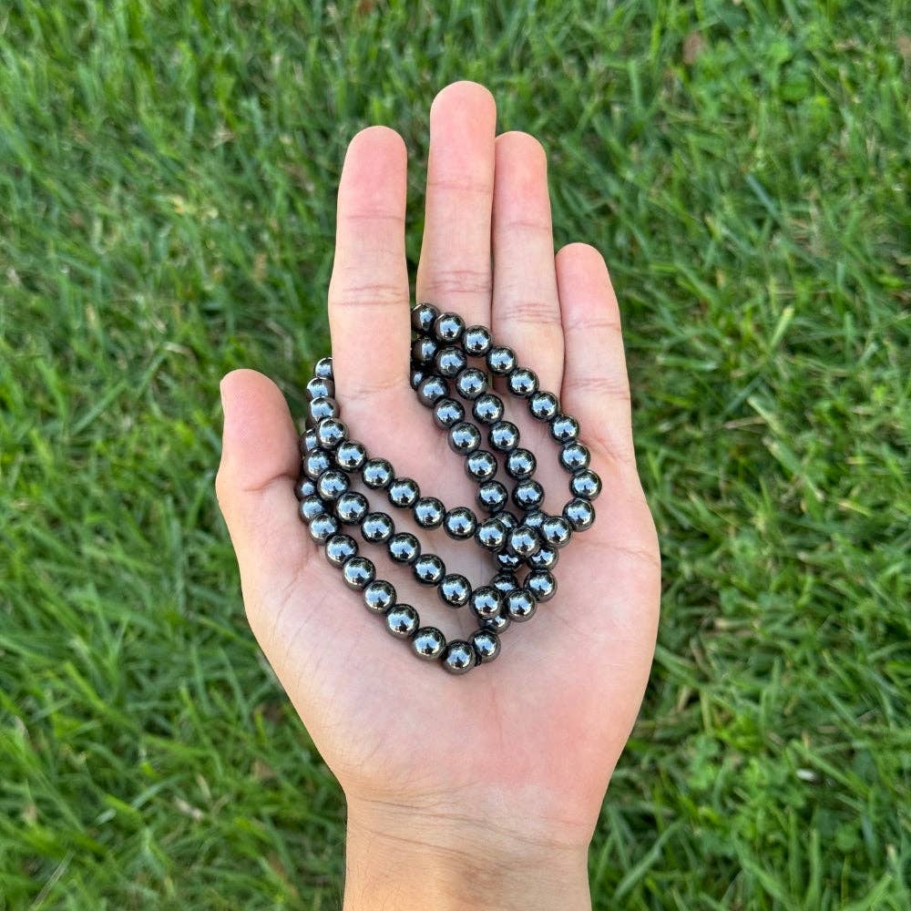 ✨🧚 Hematite Grounding & Protection Bracelet 🛡️✨