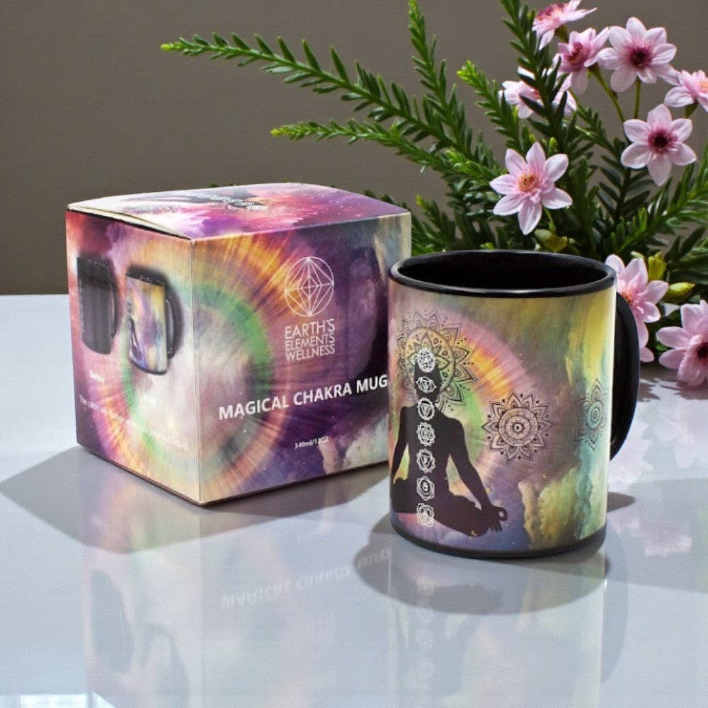 🌈 Seven Chakra Color-Changing Mug ☕✨