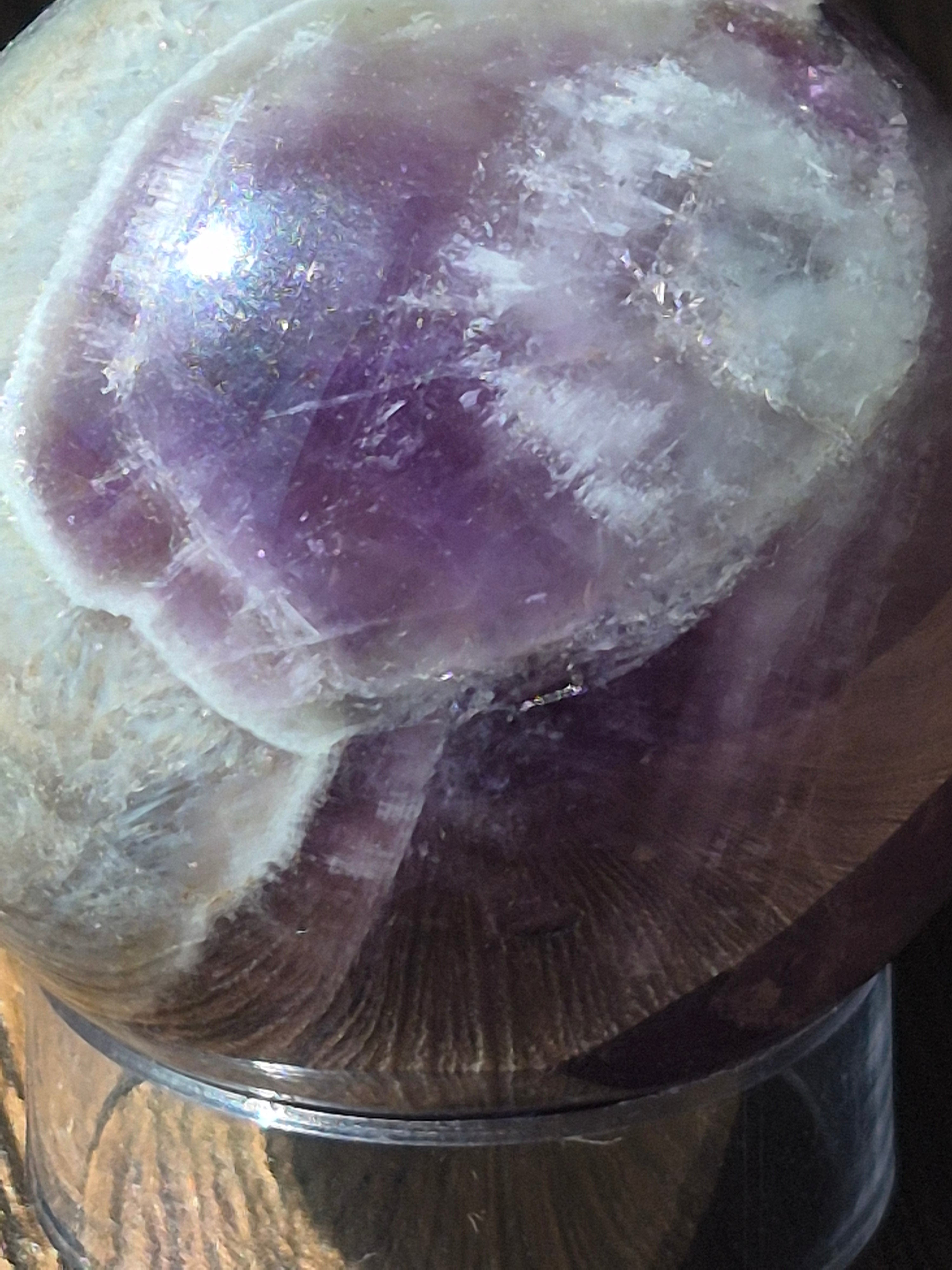 💜 Natural Amethyst Sphere | 40 mm | One-of-a-Kind Quartz Crystal