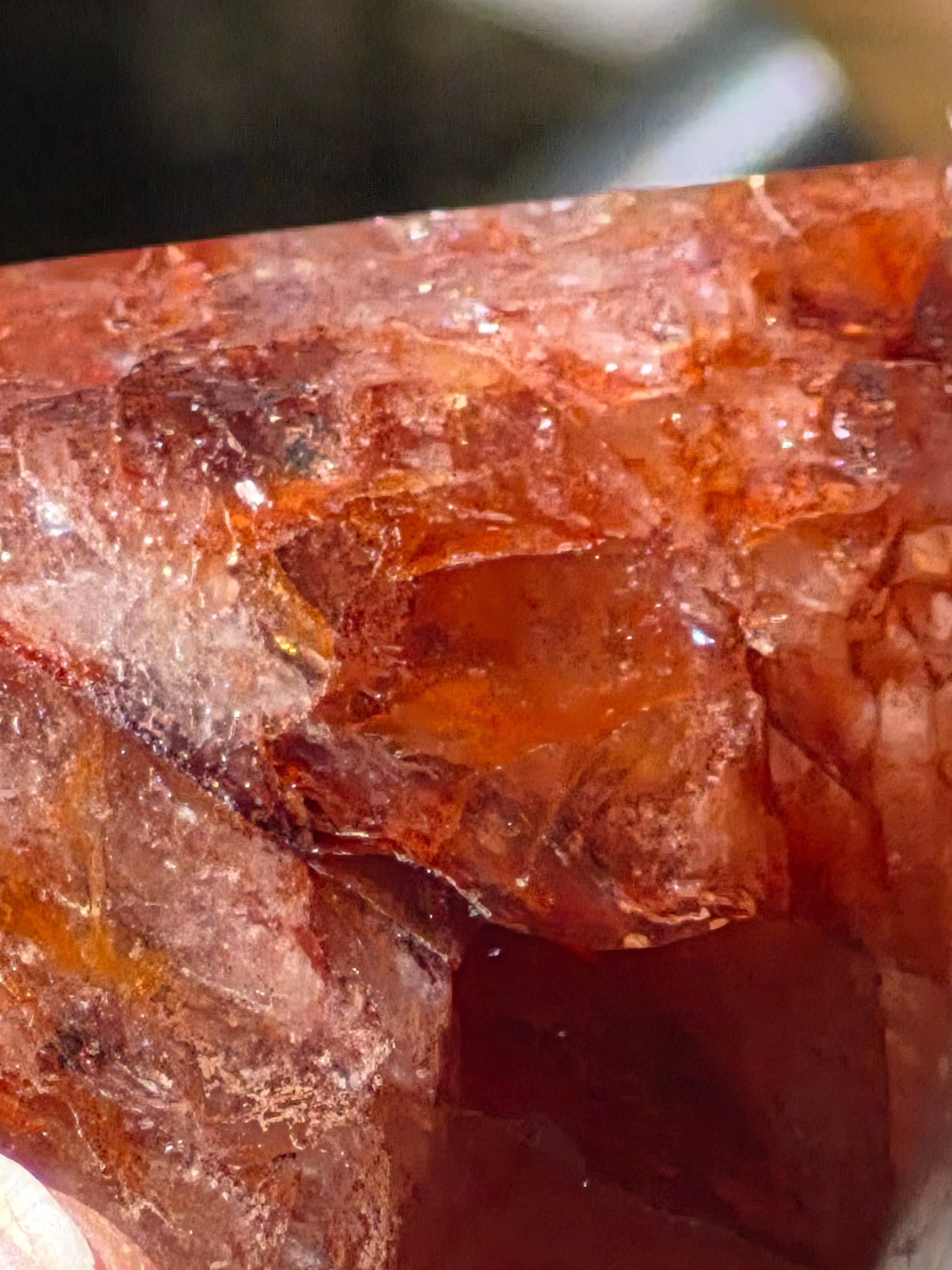 🔥 Fire Quartz Geometric Point