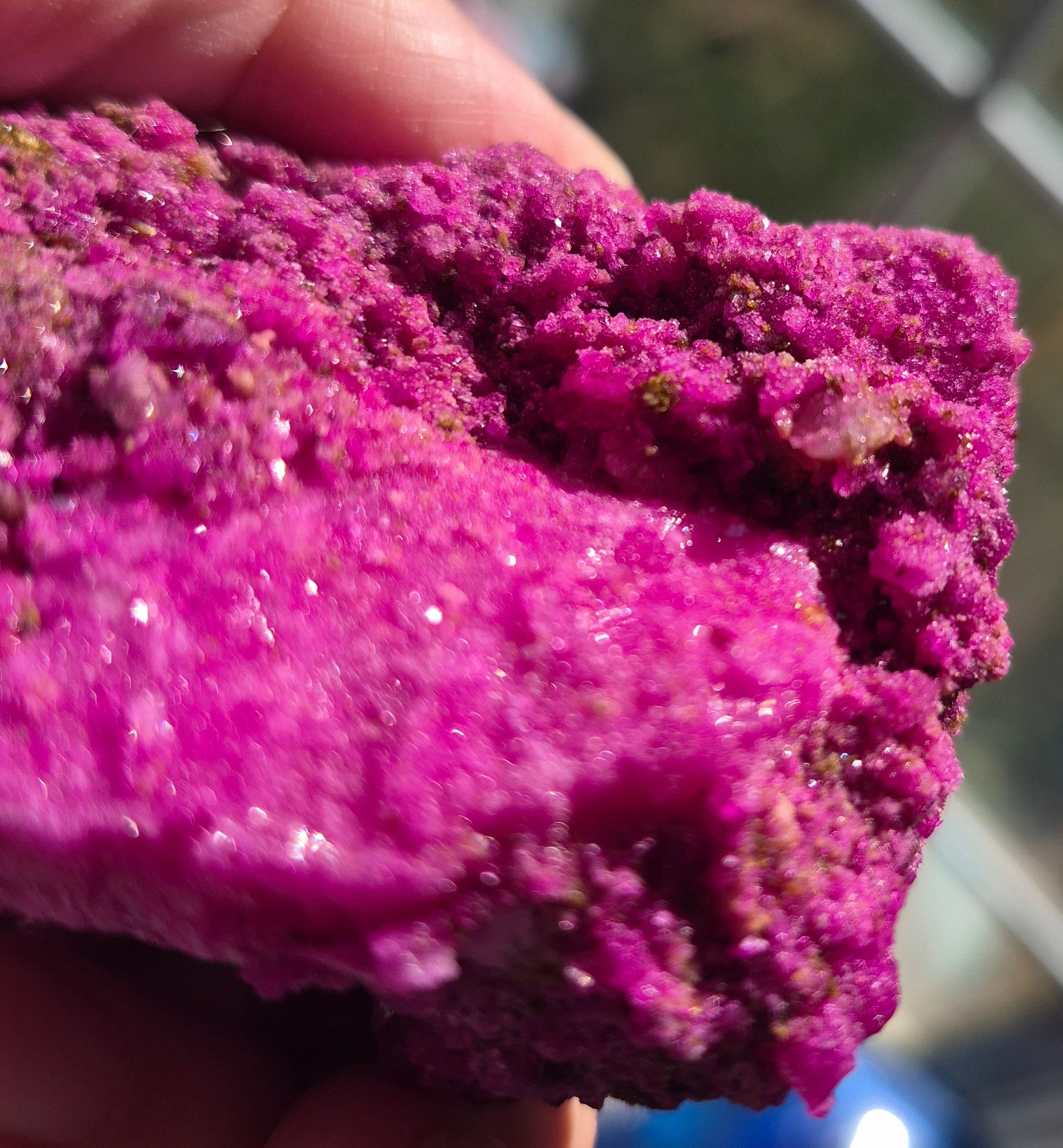 Raw Honeycomb Fairy Dust– Rough Red Corundum  ✨🧚‍♀️🔬