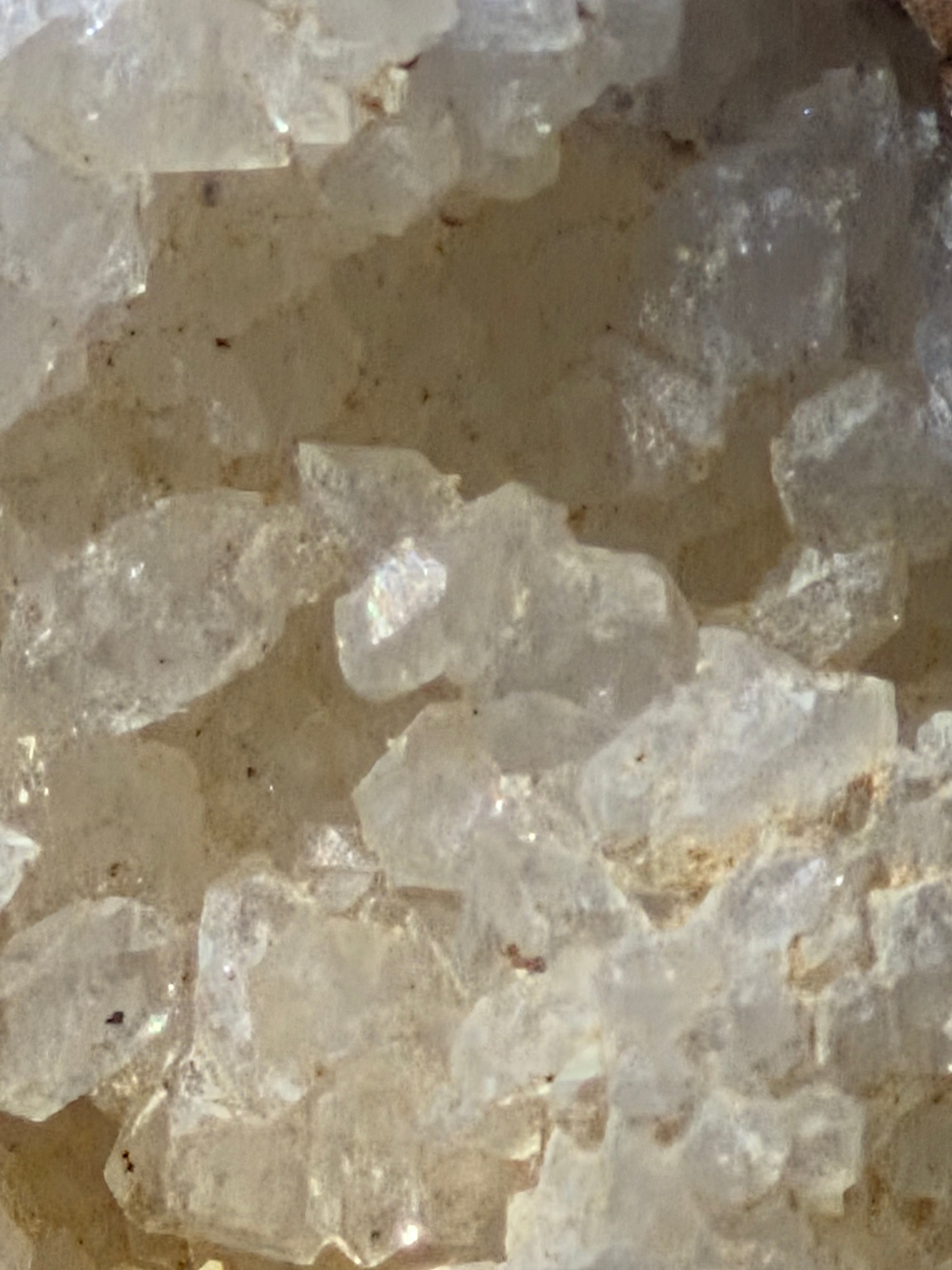 🤍White Quartz Geode- Half ✨Specimen No. 003