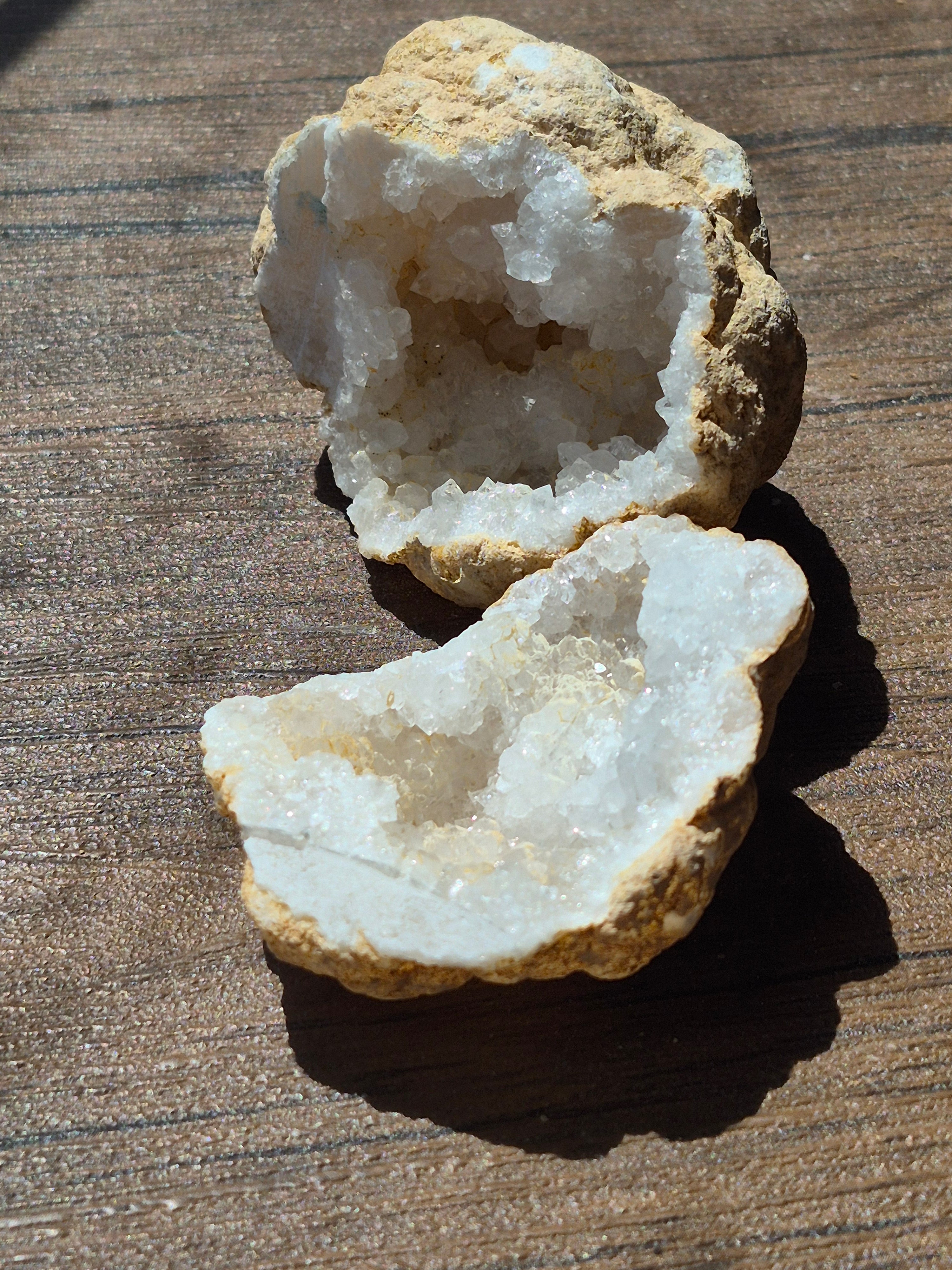 🤍White Quartz Geode- Whole  ✨Specimen No. 006