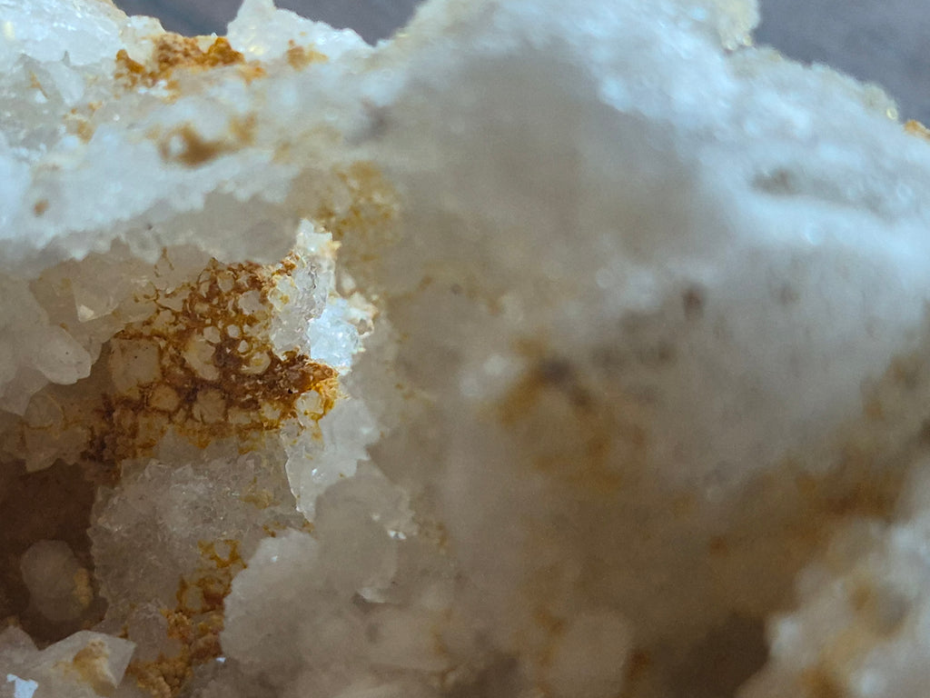 🤍White Quartz Geode-Whole✨Specimen No.007