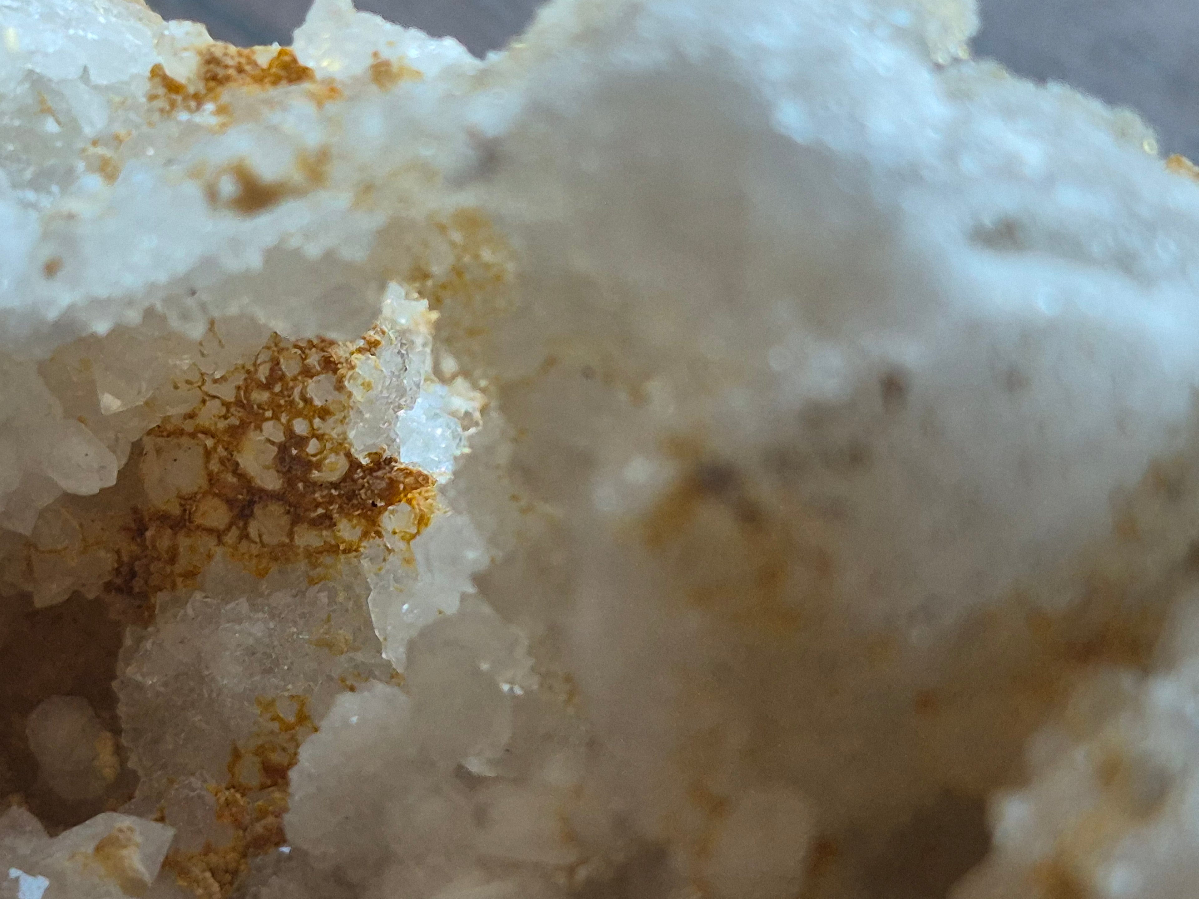 🤍White Quartz Geode-Whole✨Specimen No.007