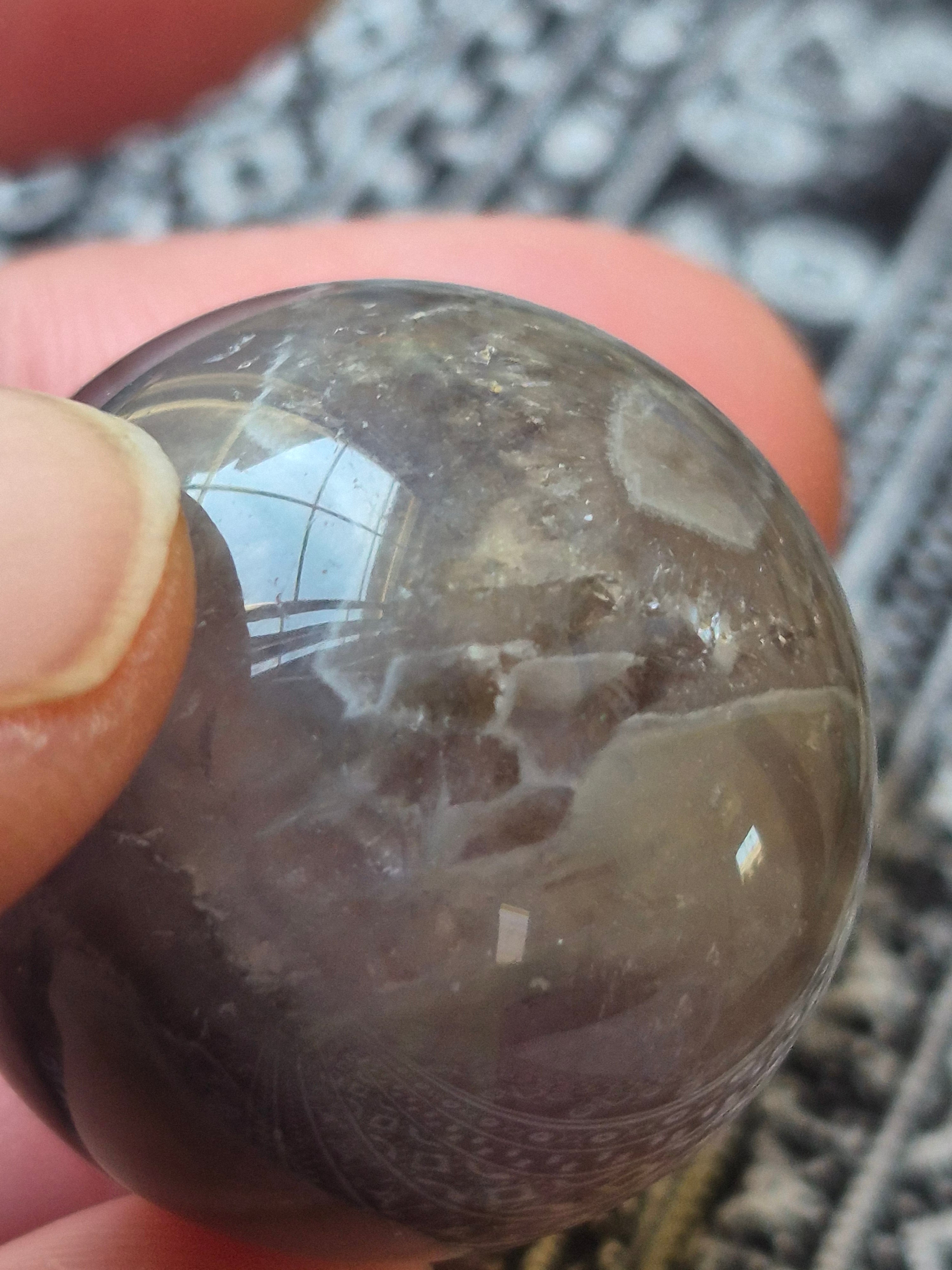 Mini Smoky Amethyst Clouds Sphere ☁️🔮