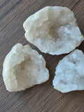 🤍 White Quartz - Geode-Whole ✨ Specimen No.008