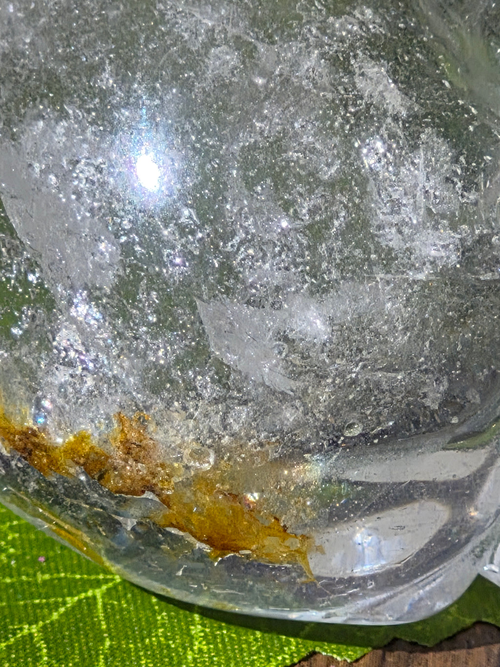 💀 Crystal Veil Clear Quartz Skull