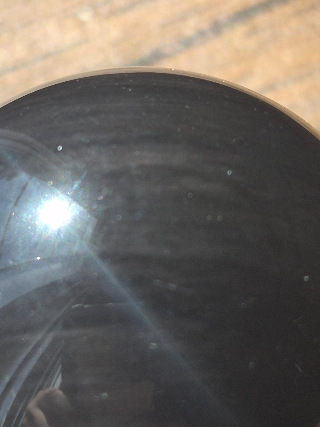 🌈 Hidden Aurora Rainbow Obsidian Sphere • 37 mm