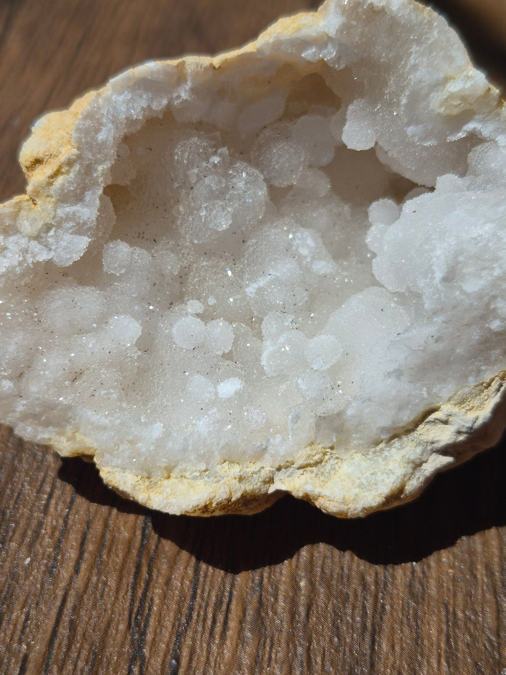 🤍White Quartz Geode- Whole ✨Specimen No. 004