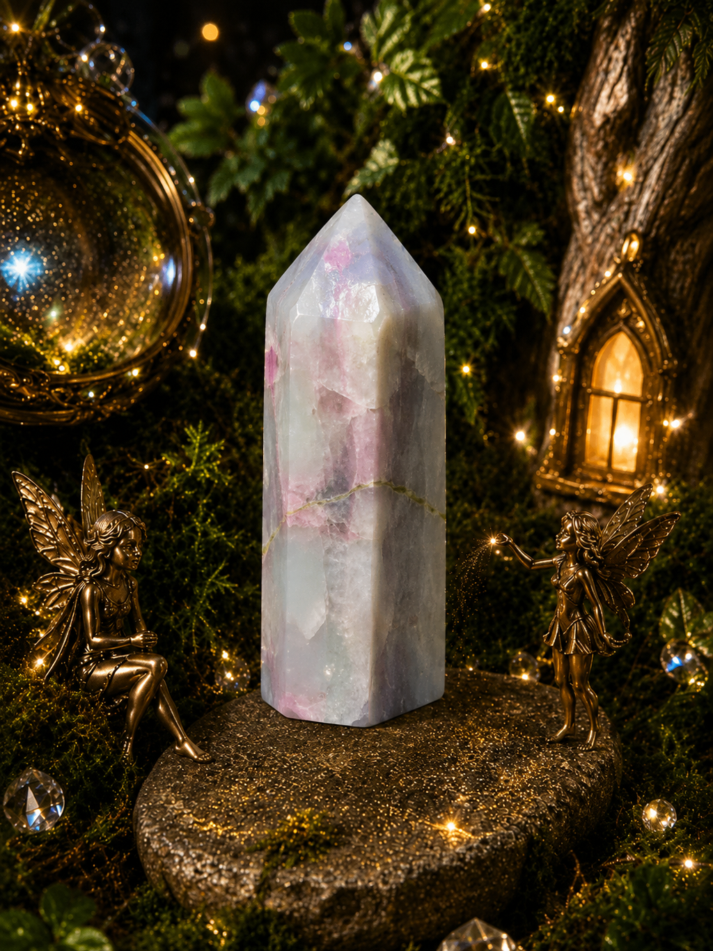 🦄✨ Unicorn Stone Fairy Tower 🧚‍♀️💗