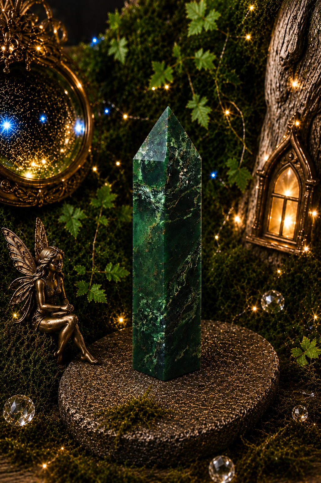🌲✨ Enchanted Forest Mystery Tower 🧚‍♀️💚