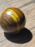 Self-Standing Mini Tiger's Eye Sphere 🐅🟠