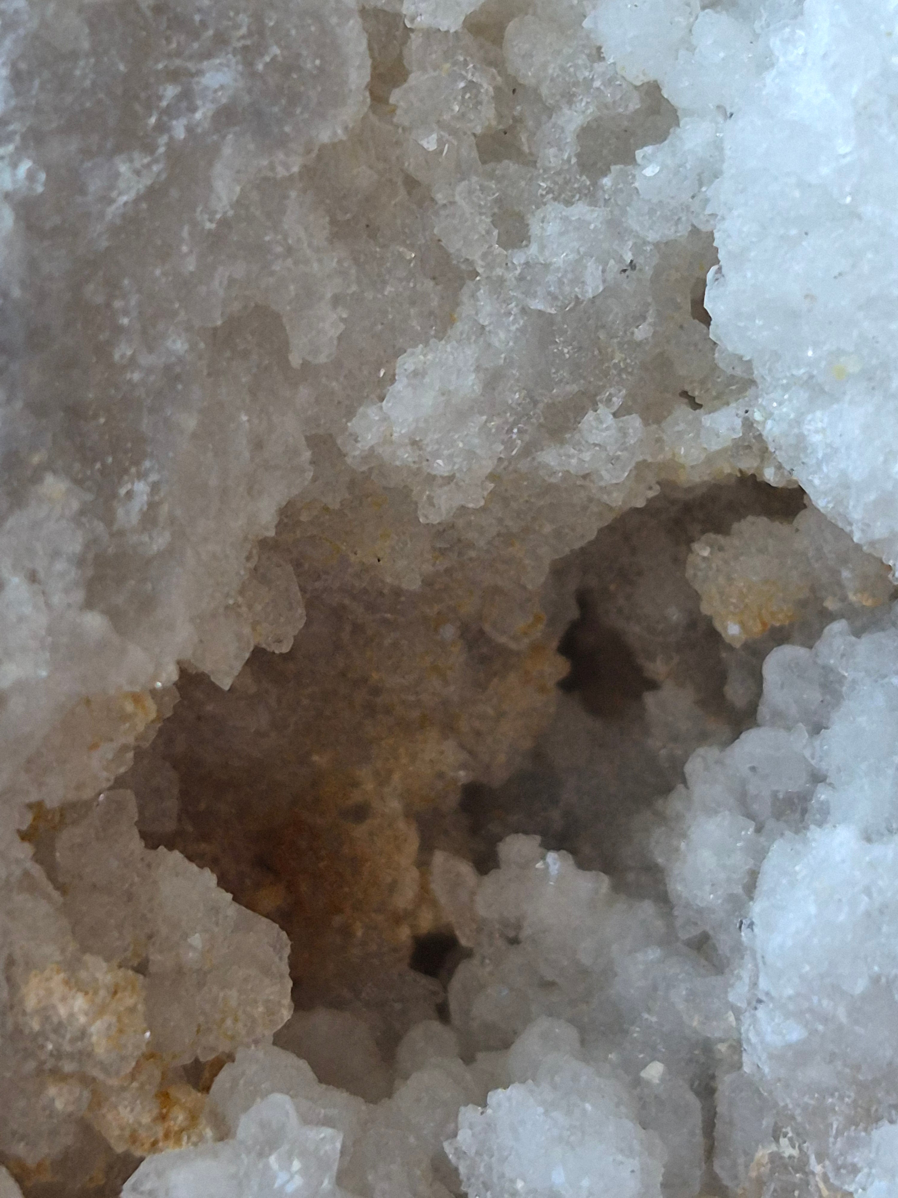🤍White Quartz Geode-Whole✨Specimen No.007