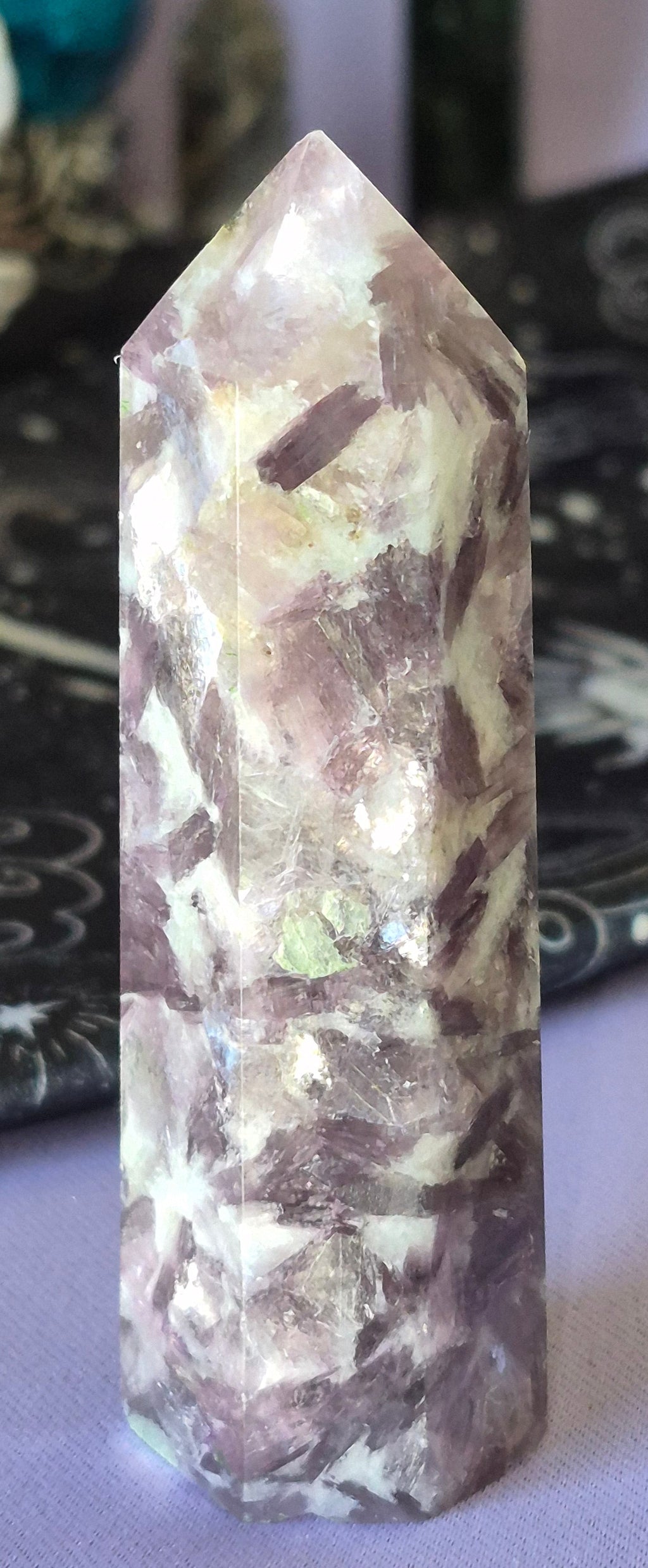 🧚‍♀️💜 Fairy Dream Lepidolite Tower ✨