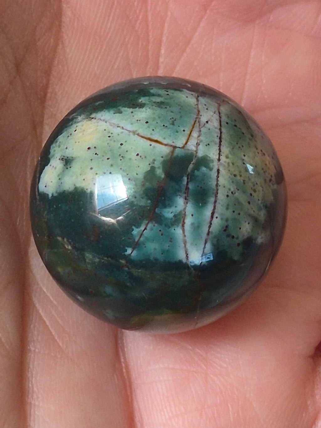 🌊✨️Mini Ocean Jasper  Sphere [23mm]