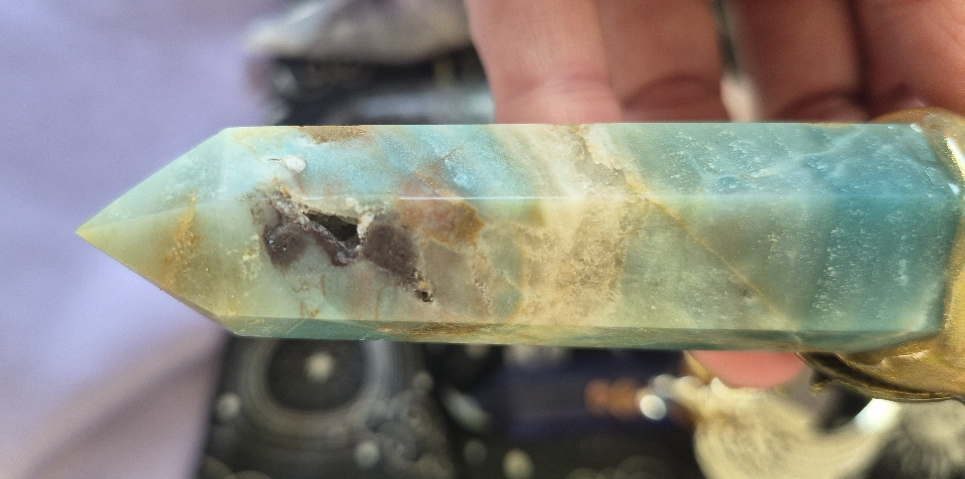 🌙 Celestial Cove Caribbean Calcite Scepter ✨