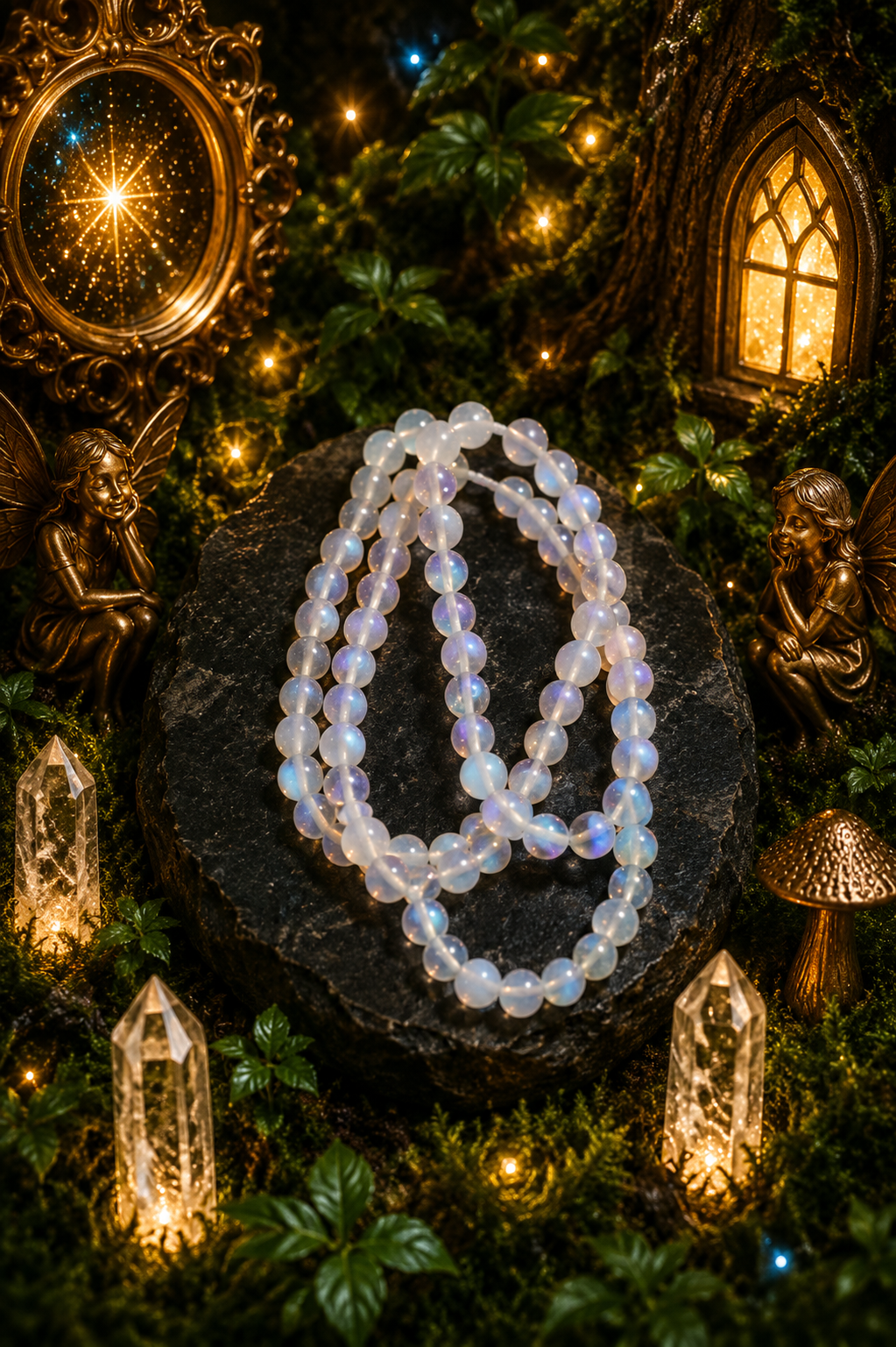 🌙 Opalite Fairy Glow Bracelet ✨