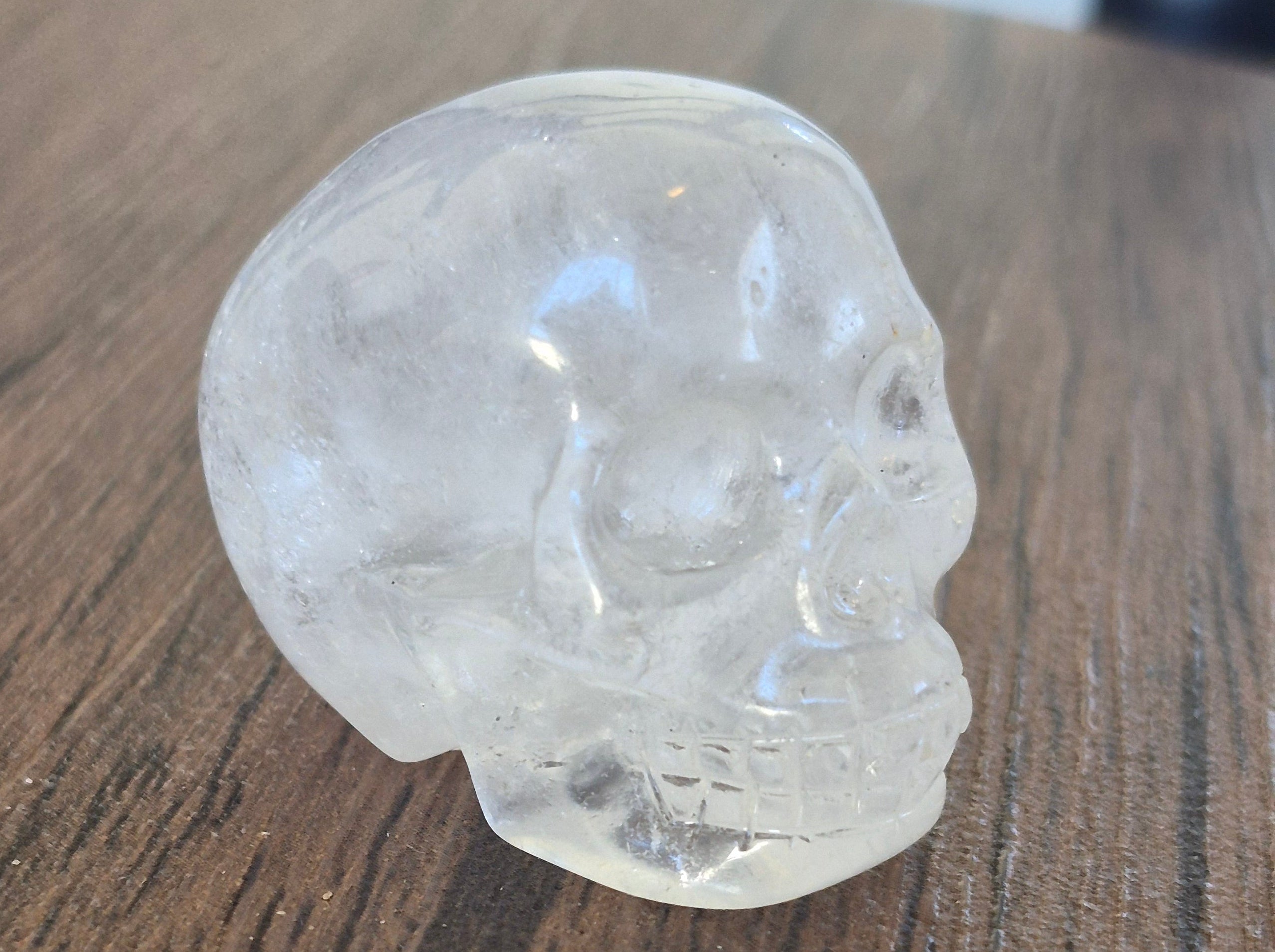 ✨ Starlight Clear Quartz Skull 💀.