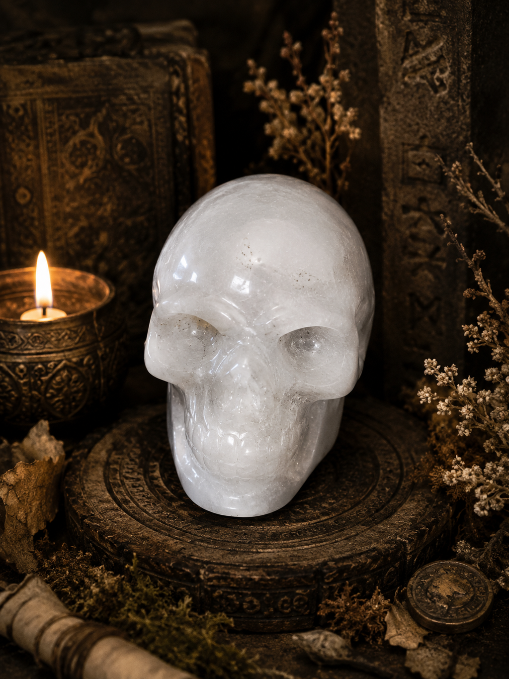 💀 Quartz Spirit Keeper Skull ✨