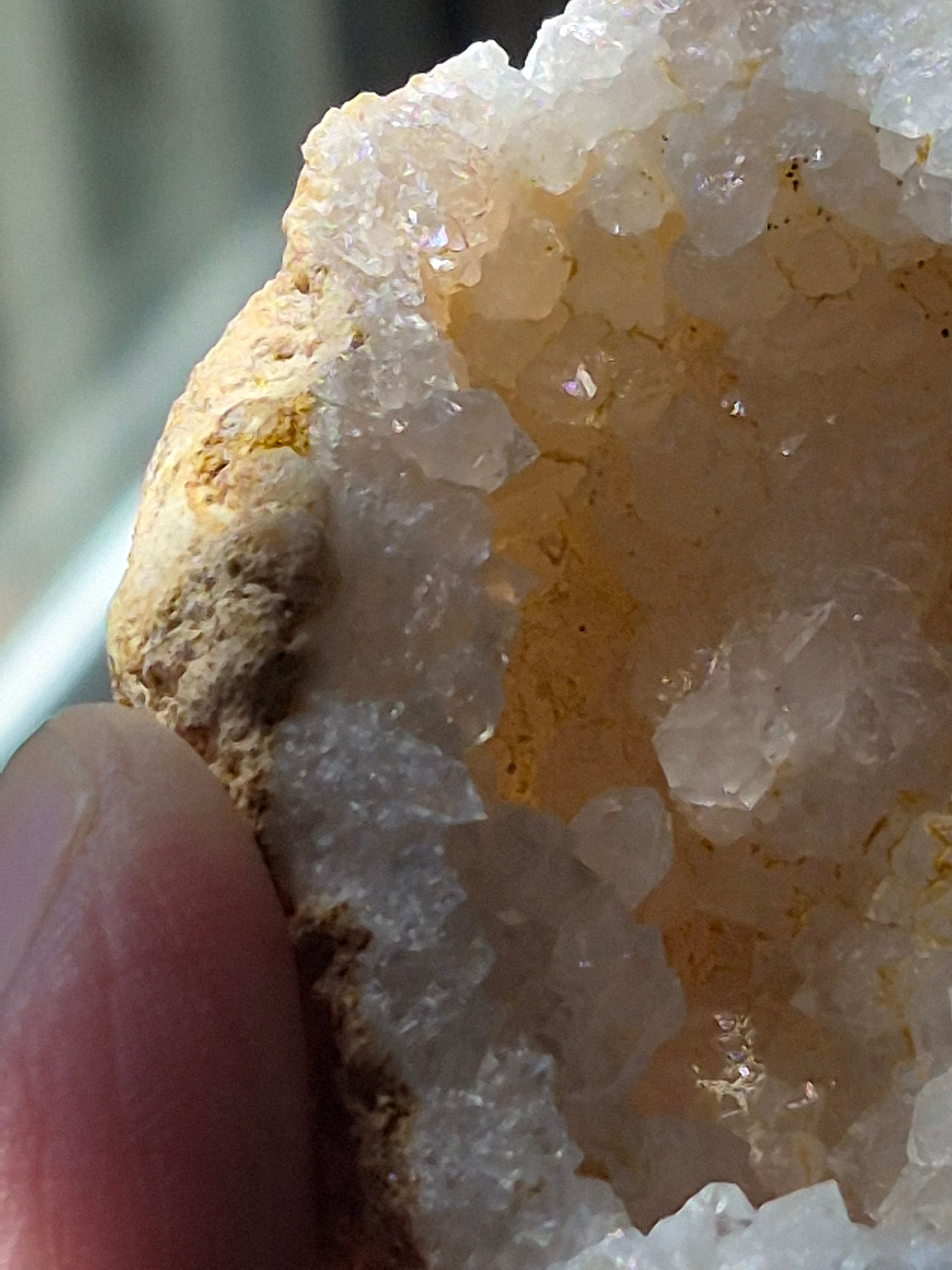🤍White Quartz Geode- Whole  ✨Specimen No. 006