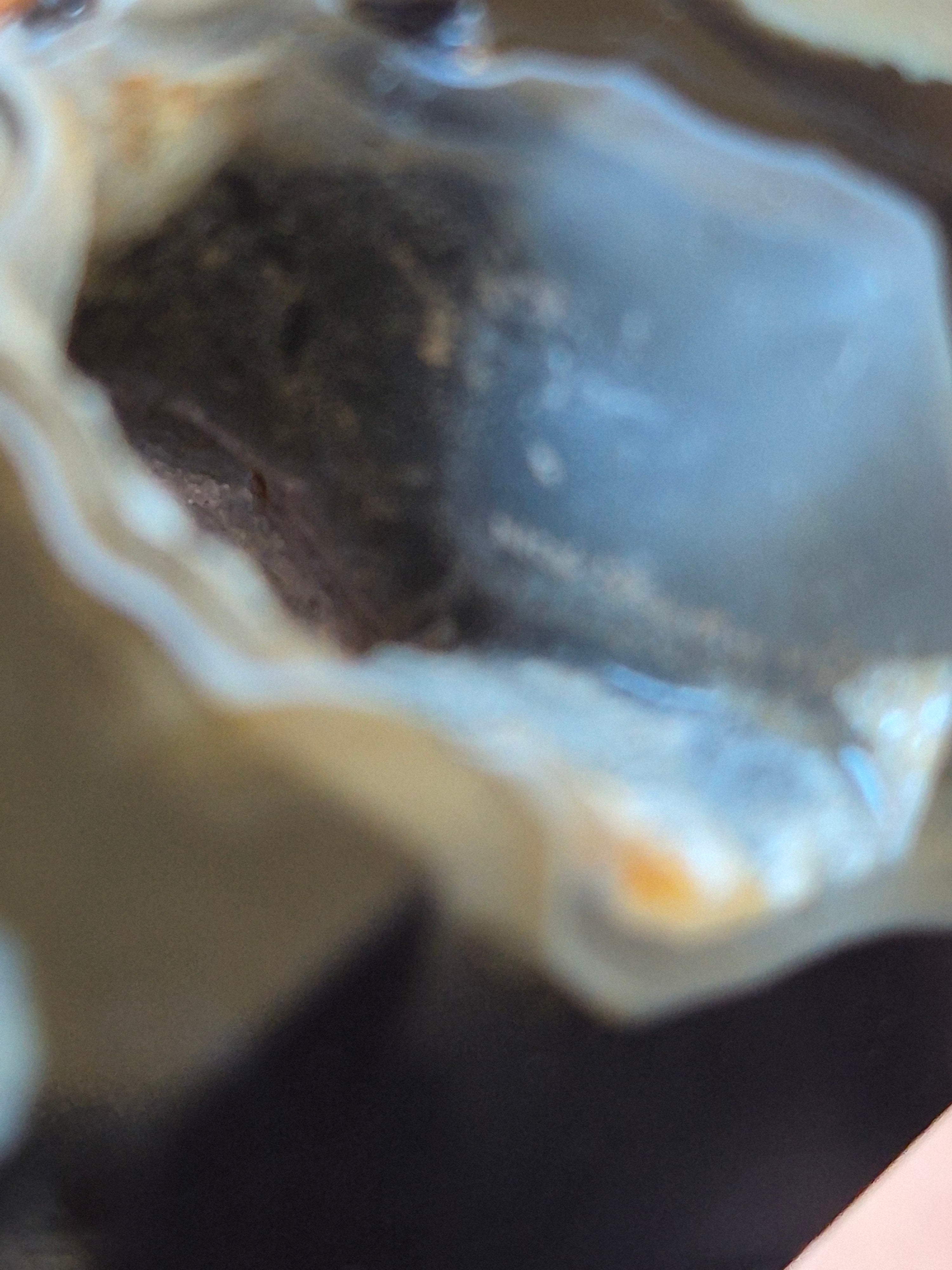 🌋✨ Volcano Agate Druzy Tunnel Tower