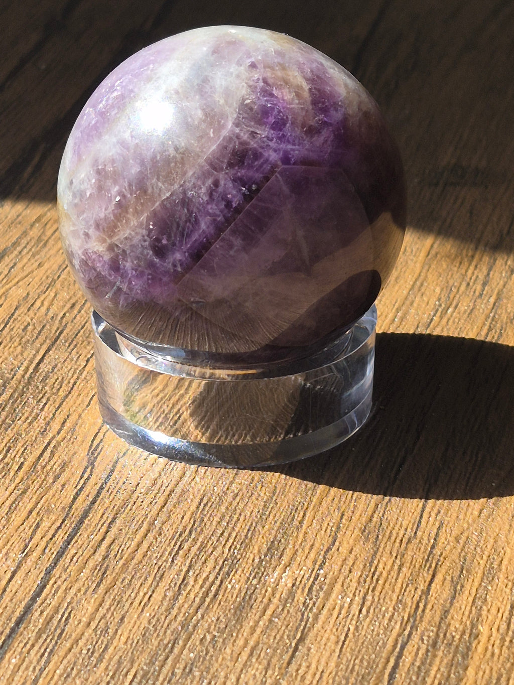 💜 Natural Amethyst Sphere | 50 mm | One-of-a-Kind Quartz Crystal