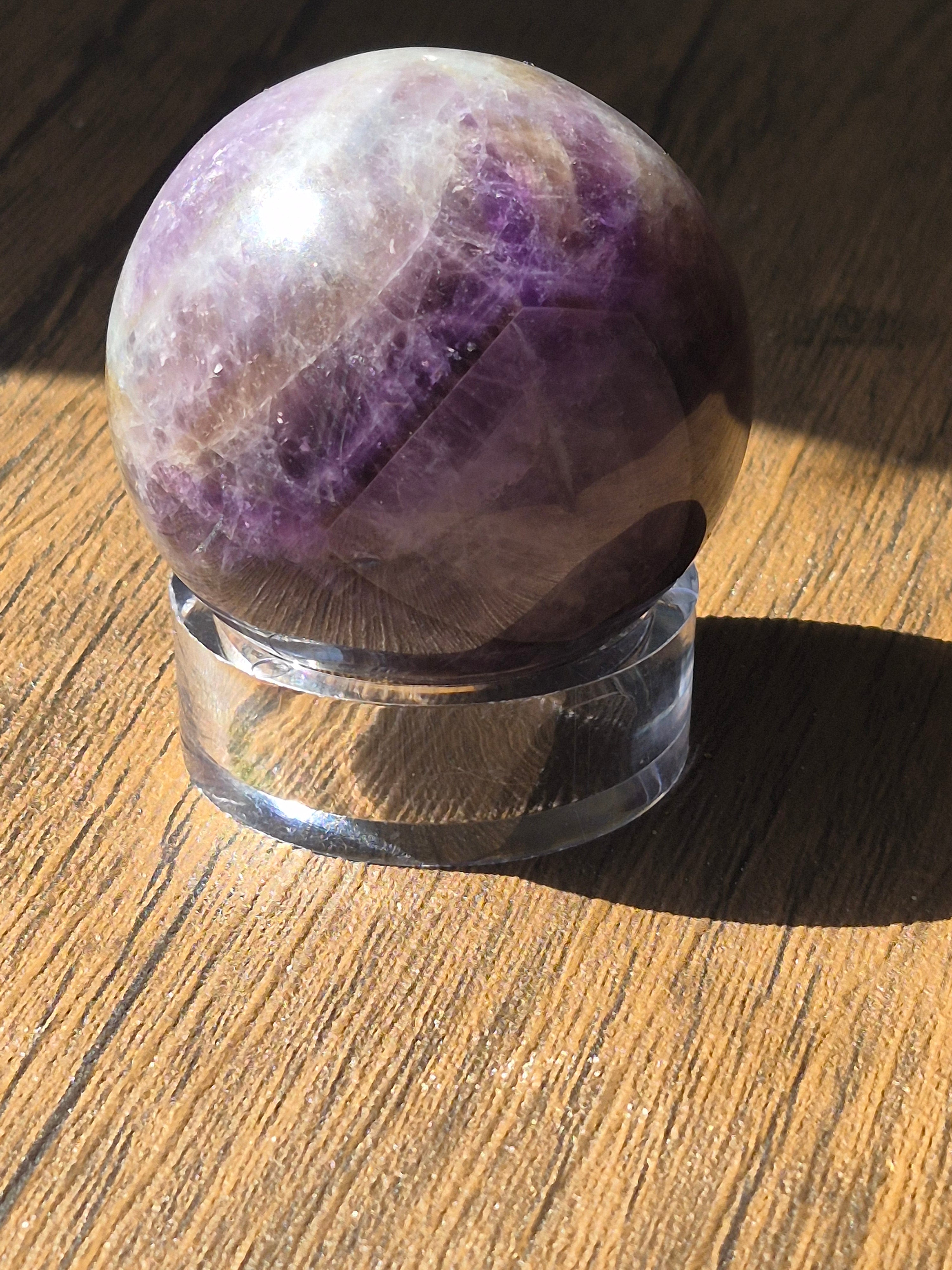 💜 Natural Amethyst Sphere | 50 mm | One-of-a-Kind Quartz Crystal