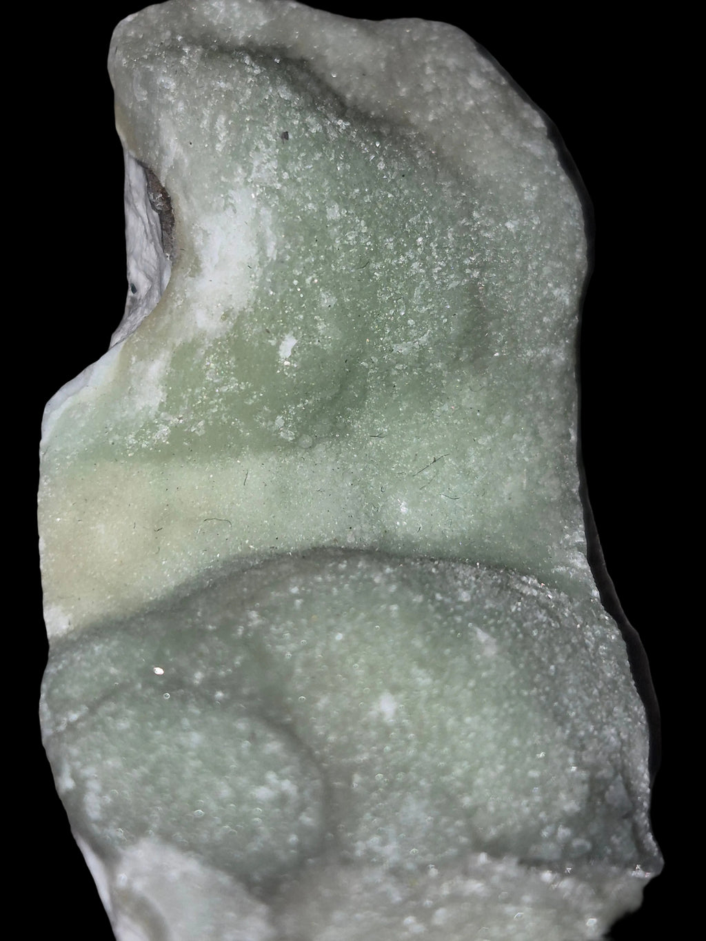 Green Aragonite – Druzy Cave Waves ⭐