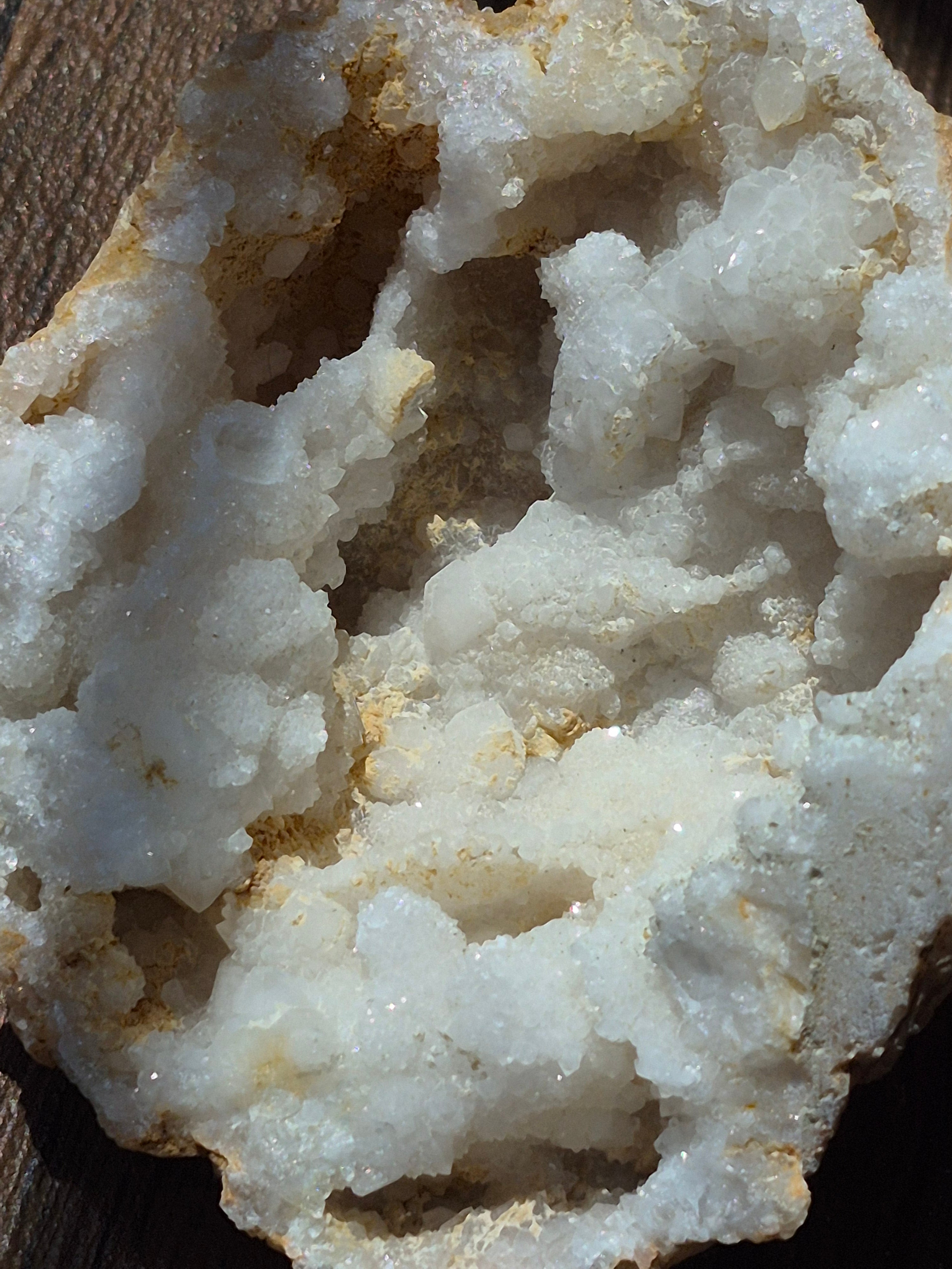 🤍White Quartz Geode- Whole ✨Specimen No. 005