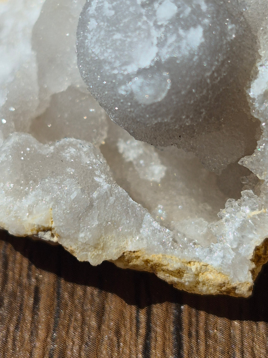 🤍White Quartz Geode- Whole ✨Specimen No. 004