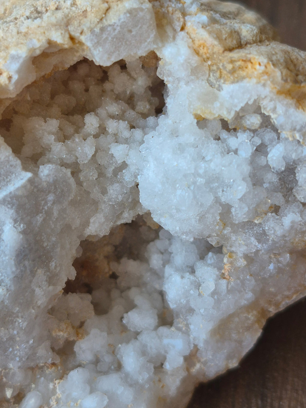 🤍White Quartz Geode-Whole✨Specimen No.007