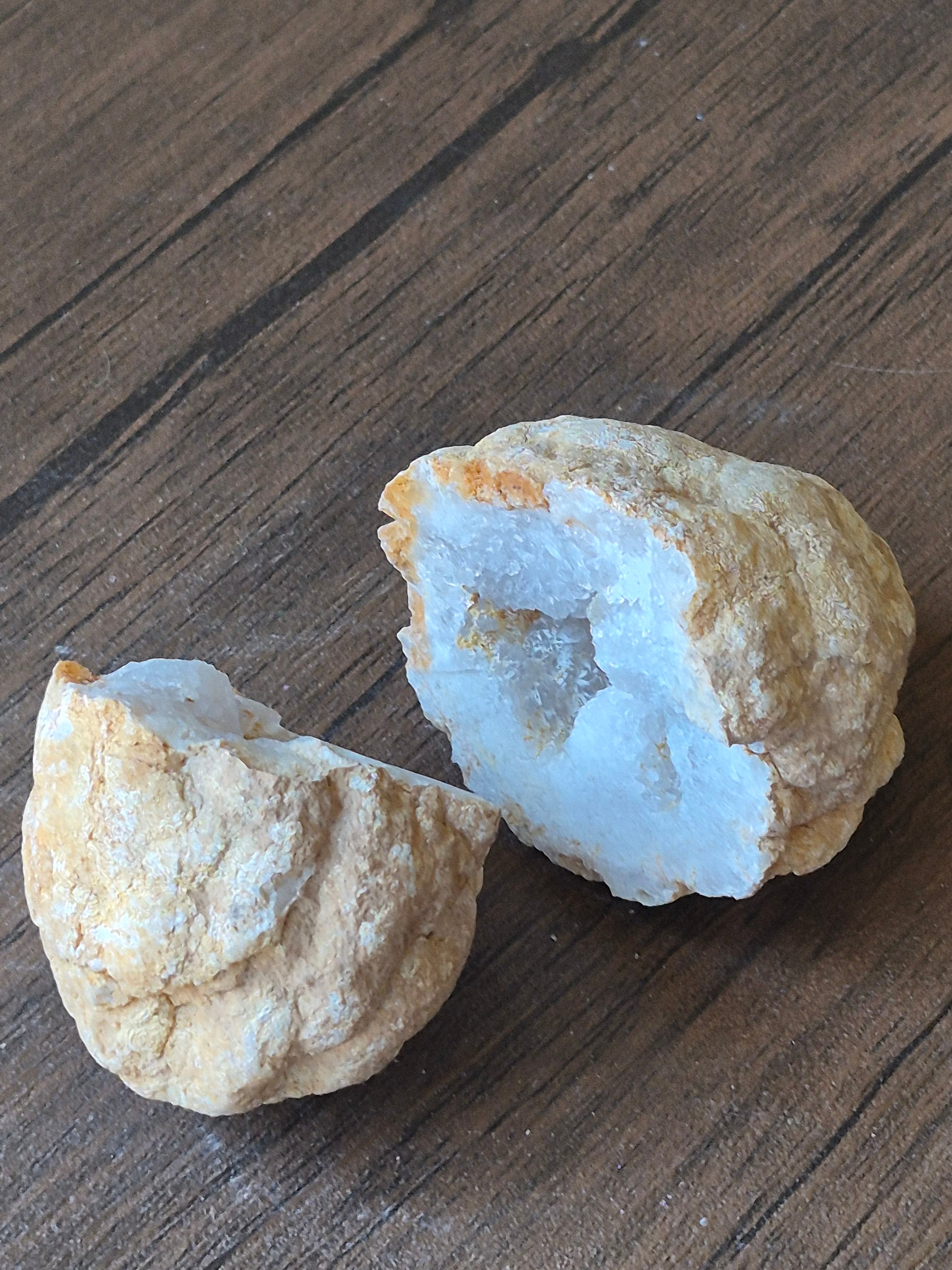🤍 White Quartz Geode- Whole ✨ Specimen No. 011