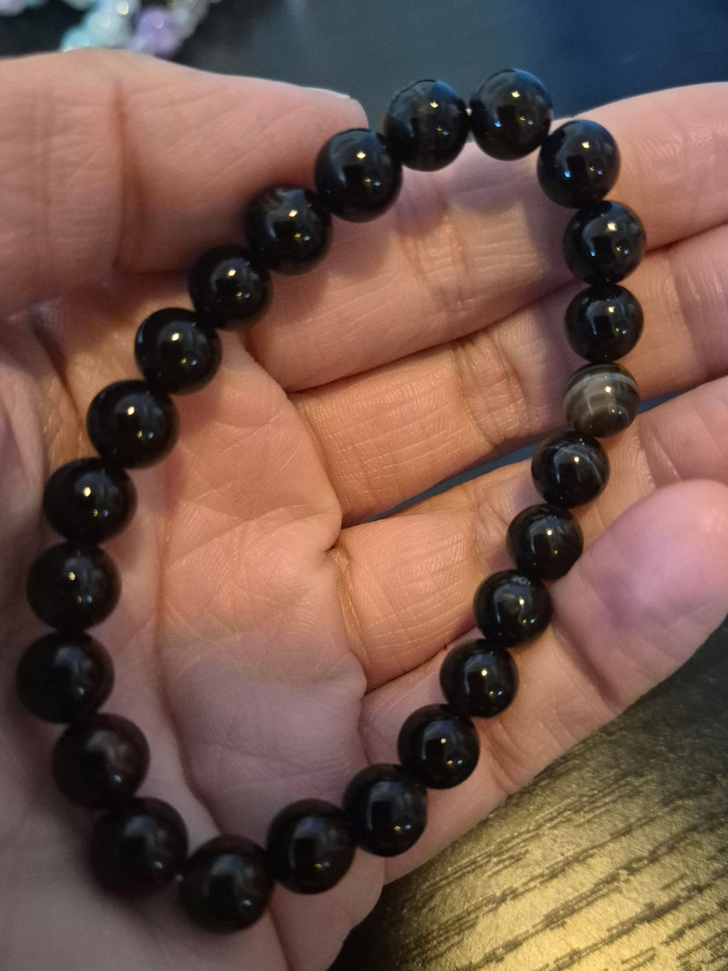 Black Onyx Crystal Bracelet