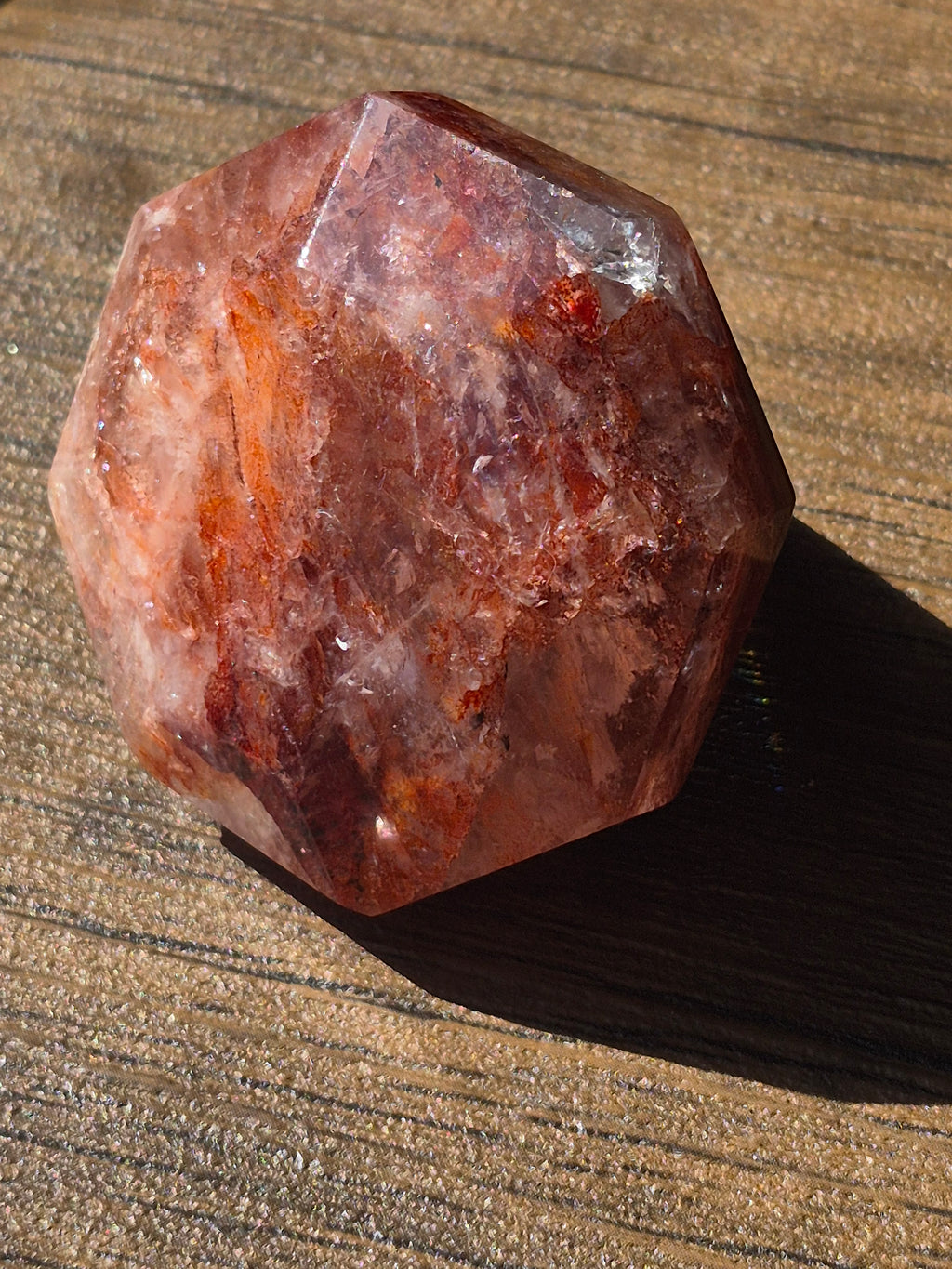 🔥 Fire Quartz Geometric Point