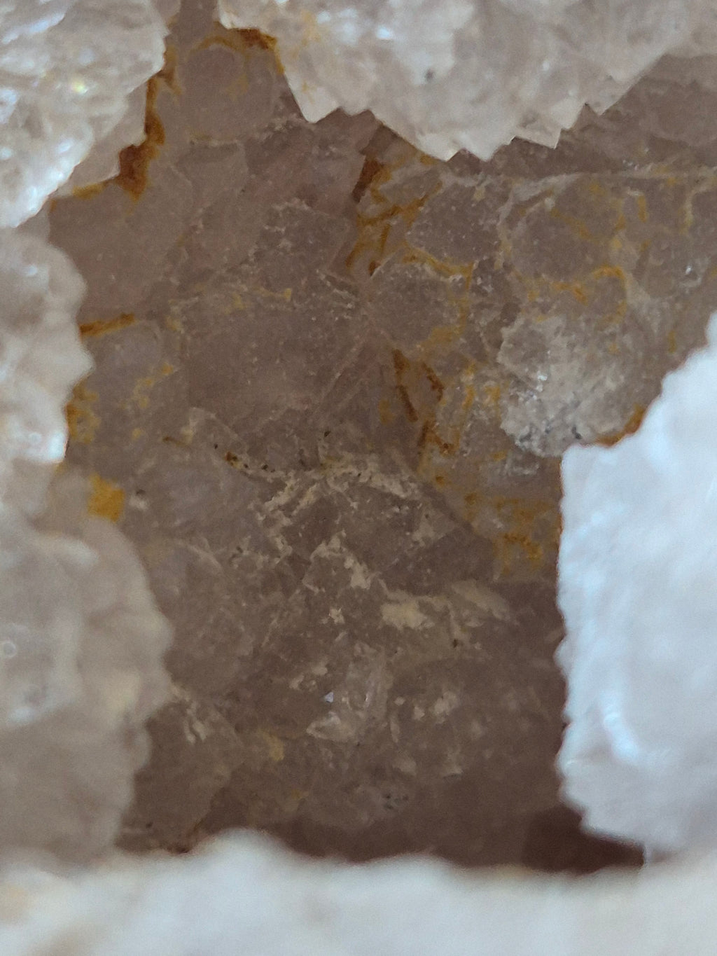 🤍 White Quartz Geode- Whole ✨ Specimen No. 011
