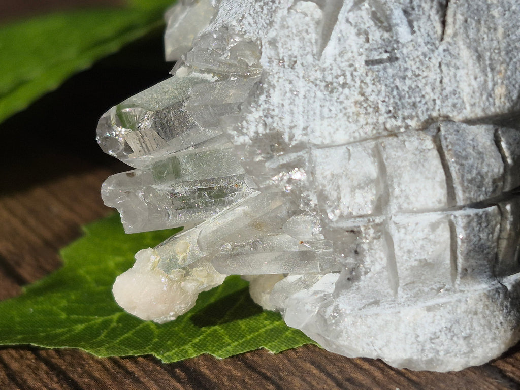 🤍 Frozen Quartz Cluster Skull ⭐