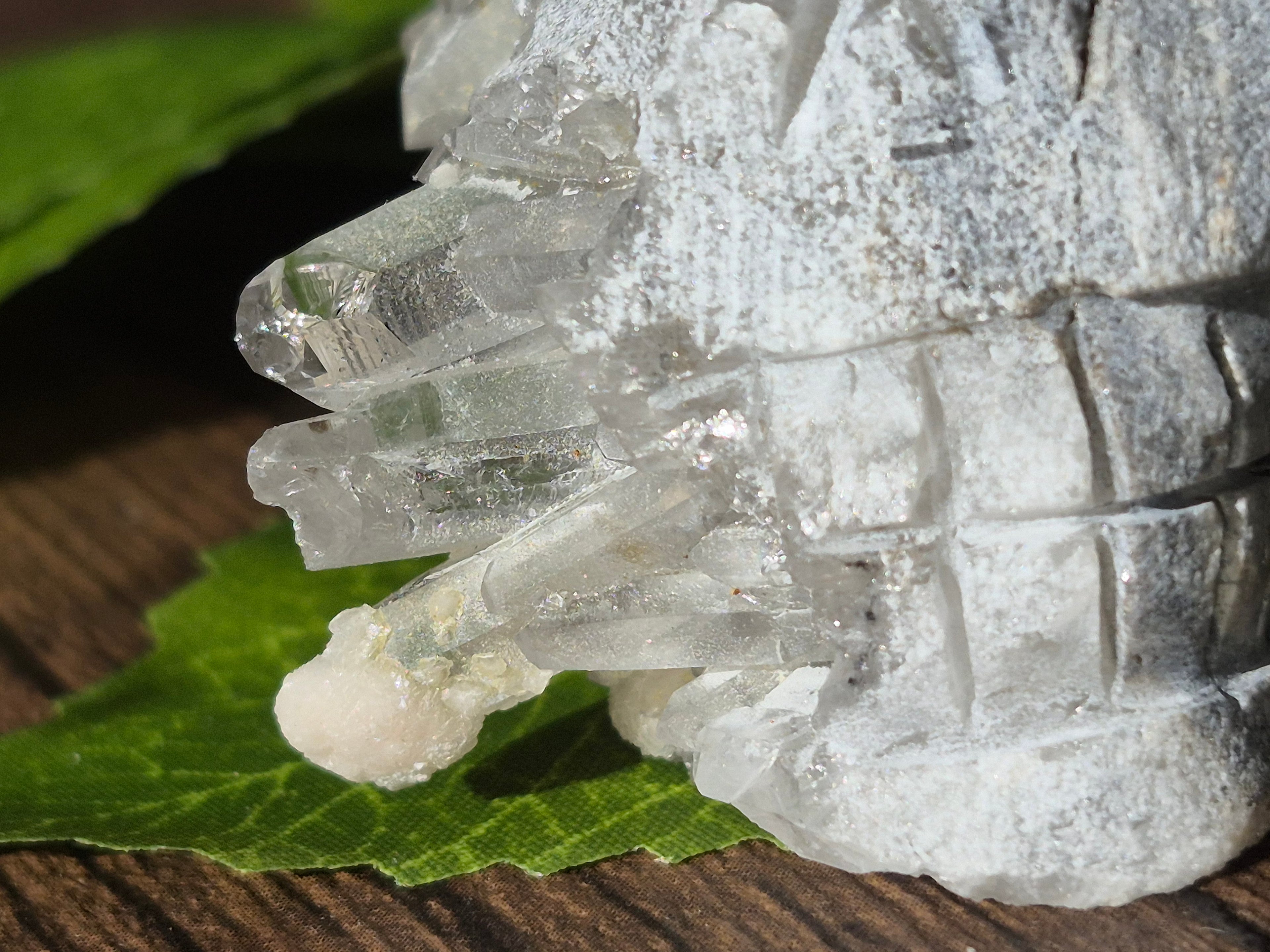 🤍 Frozen Quartz Cluster Skull ⭐
