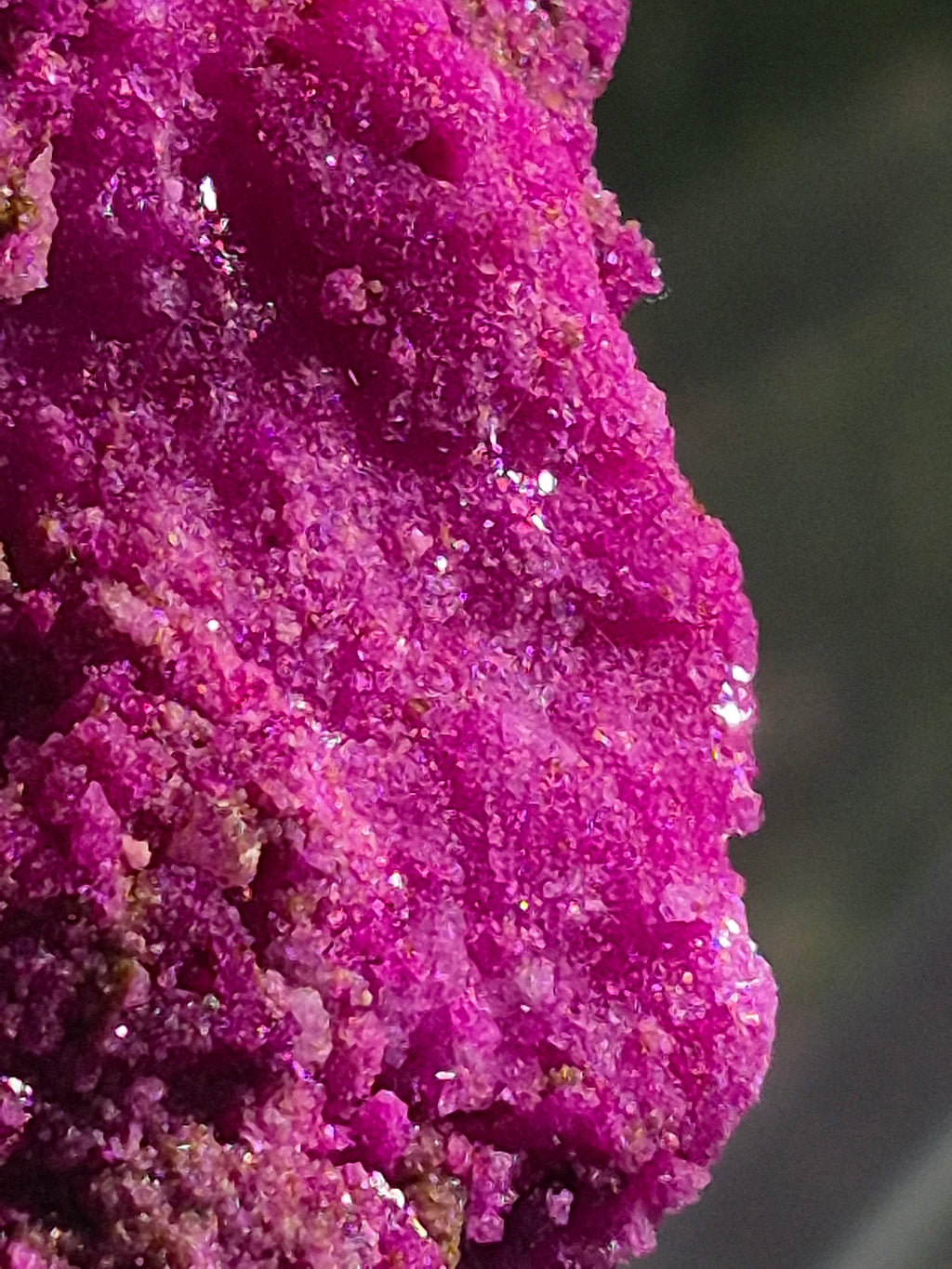 Raw Honeycomb Fairy Dust– Rough Red Corundum  ✨🧚‍♀️🔬