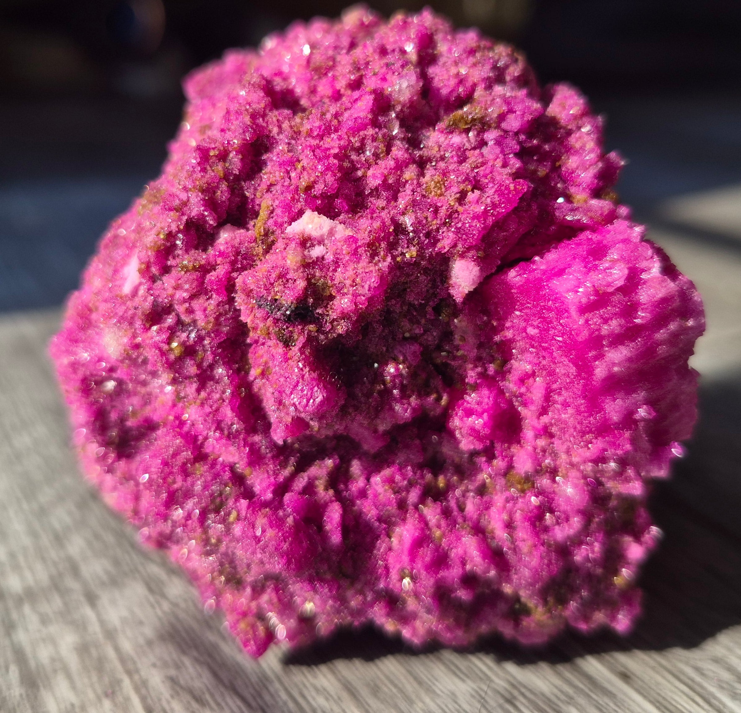 Raw Honeycomb Fairy Dust– Rough Red Corundum  ✨🧚‍♀️🔬