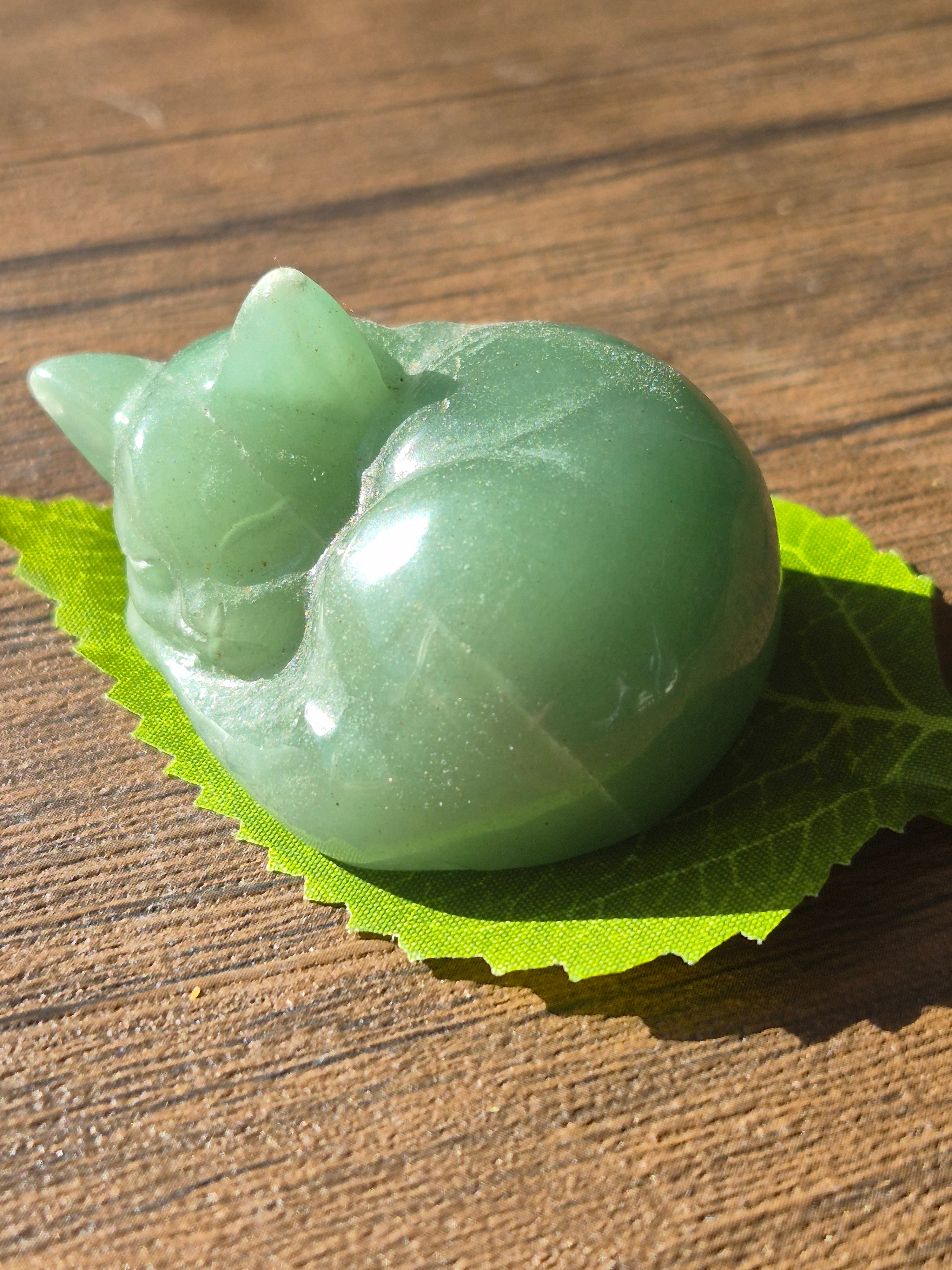 Green Aventurine Fairy Cat 🧚‍♀️🐈✨