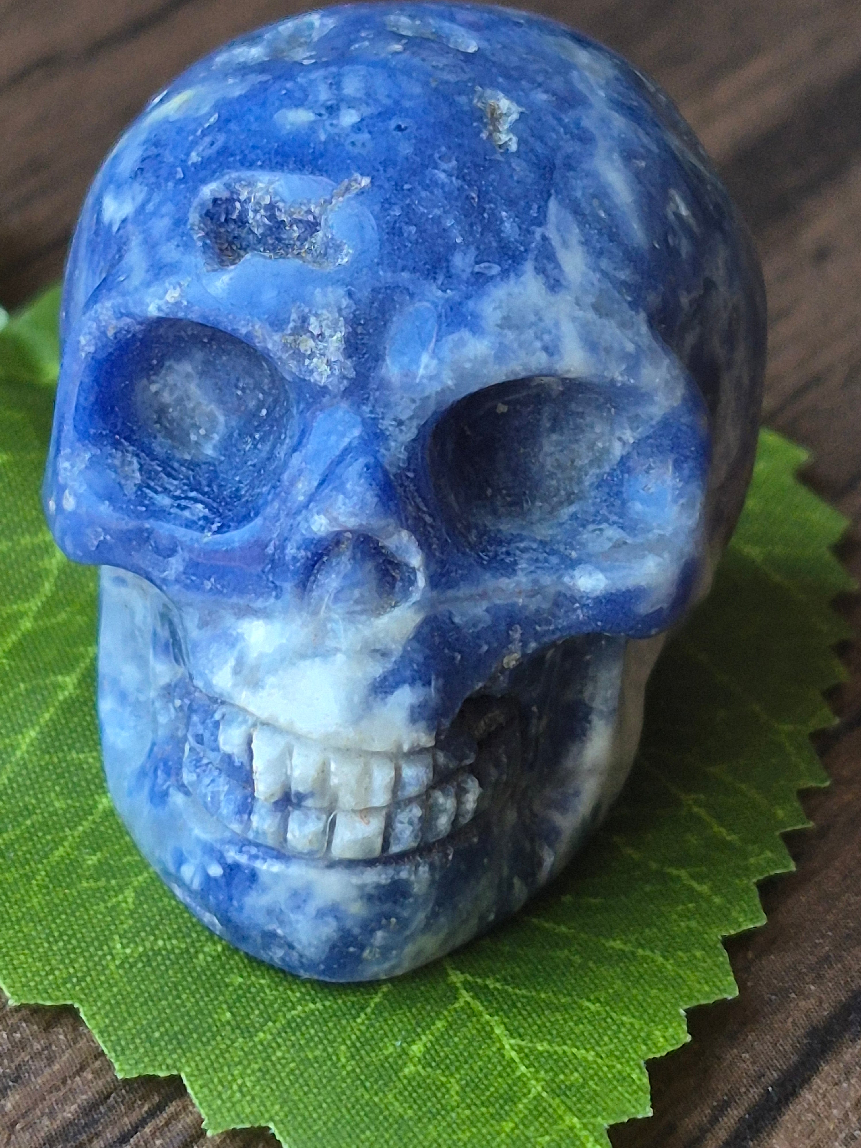 Sodalite Deep Intuition Skull 💀💙